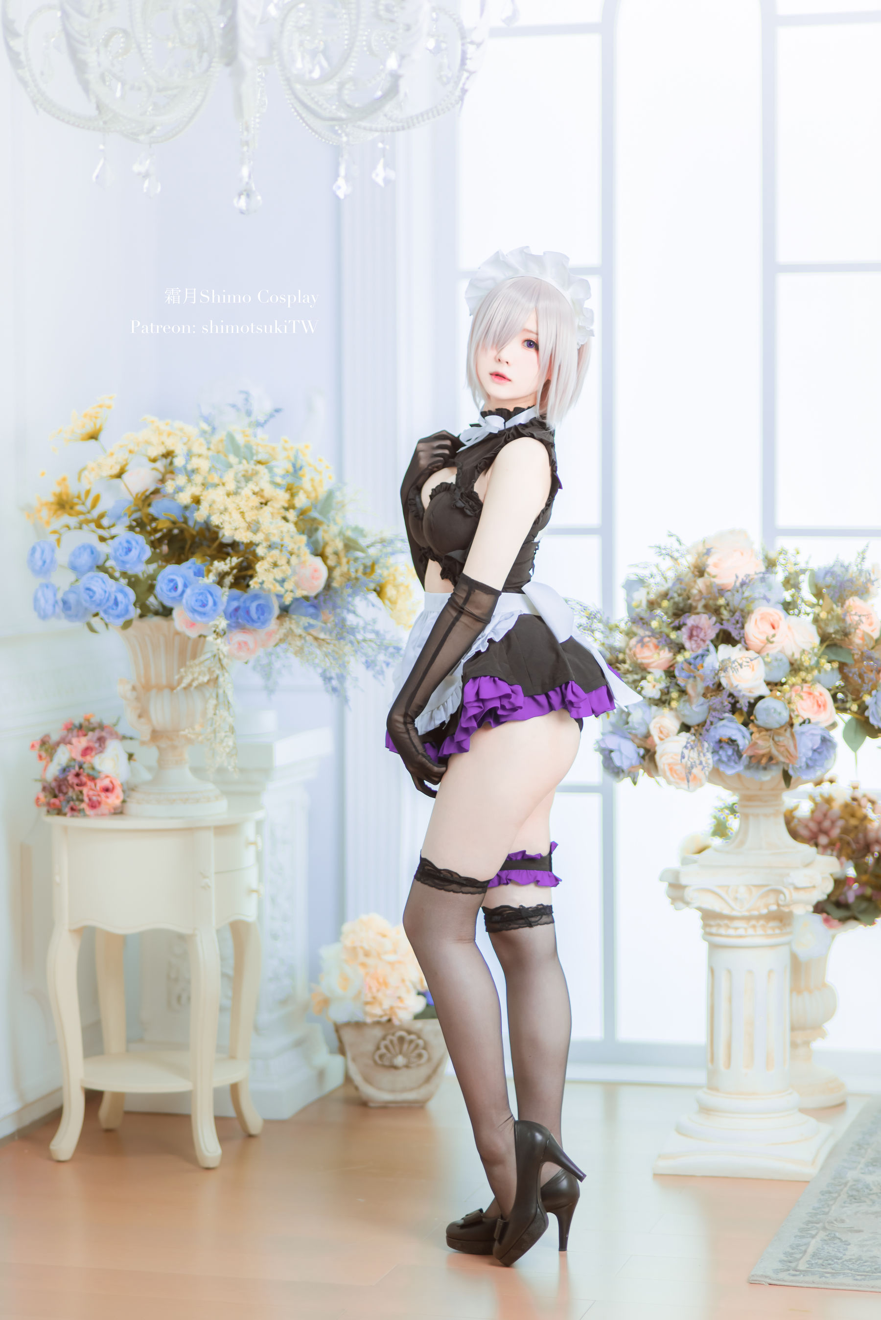 微博妹纸霜月shimo – 玛修女仆 [14P]-66COS