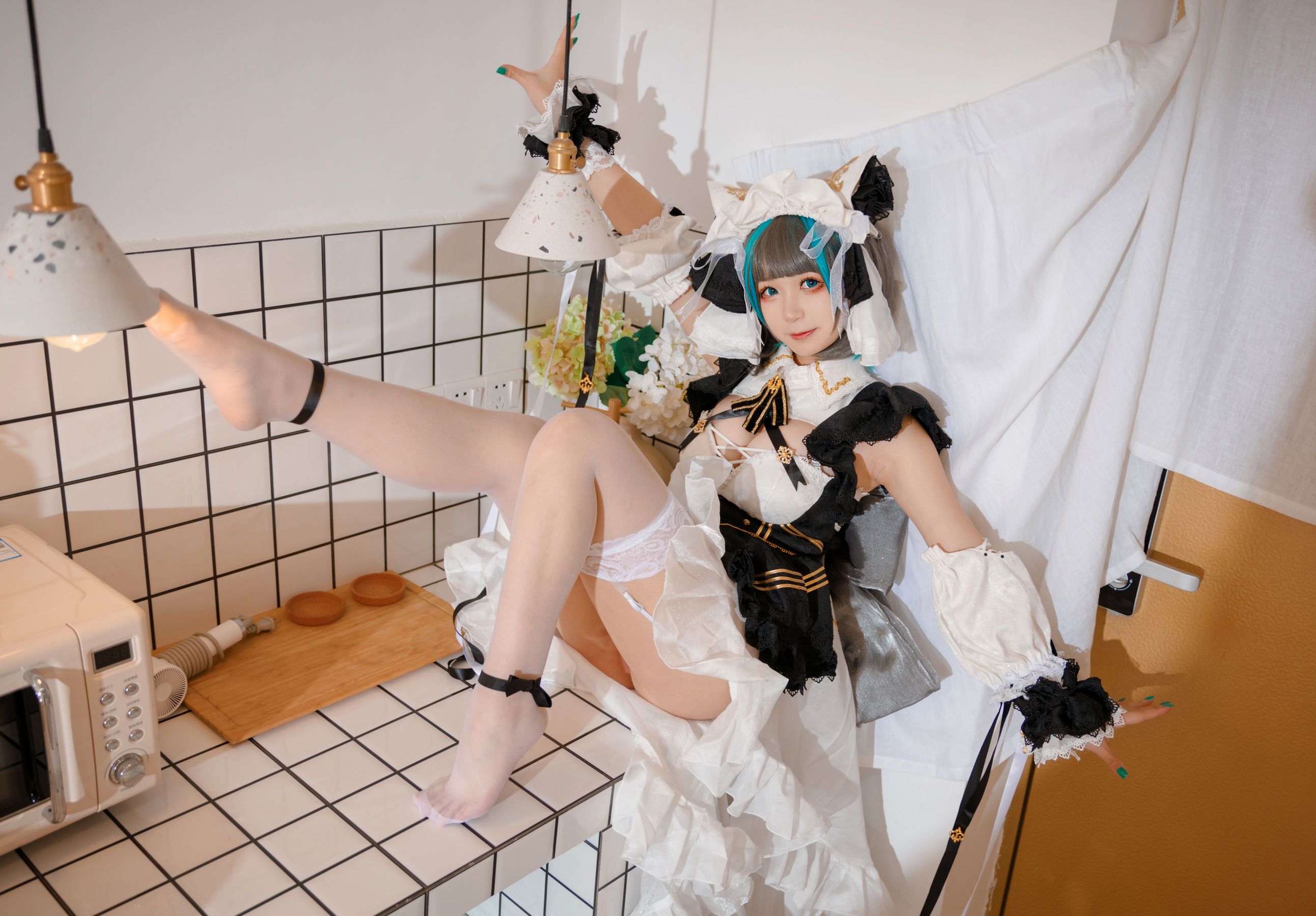 [Cosplay写真] 动漫博主樱落酱w – 柴郡 [28P]-66COS