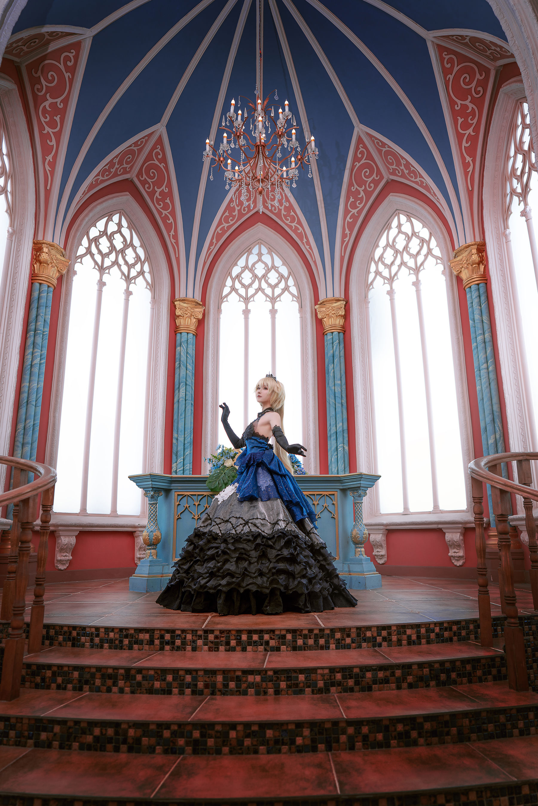 动漫博主阿包也是兔娘 – 贞德婚纱 [26P]-66COS