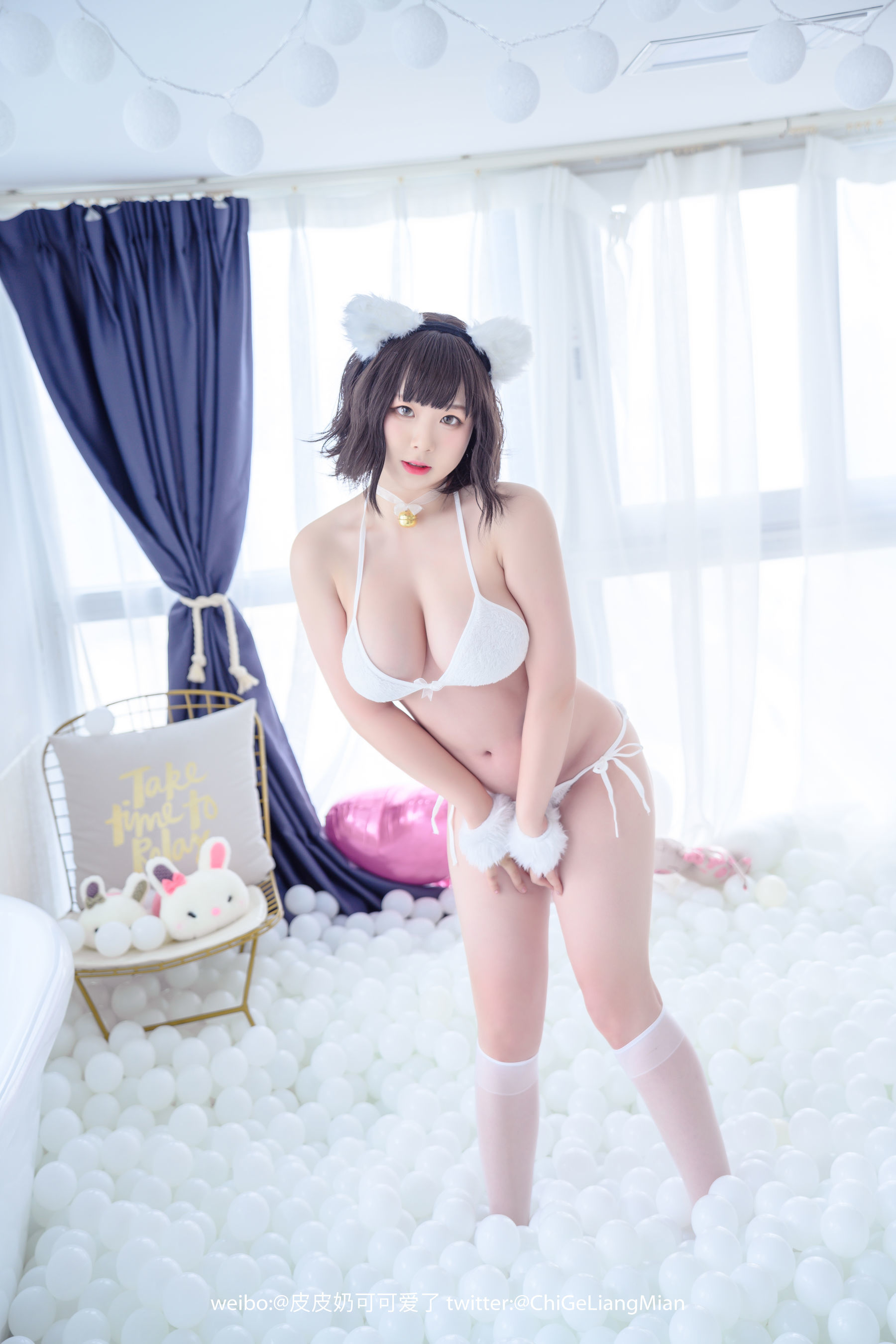 皮皮奶可可爱了啦 白猫 [50P]-66COS