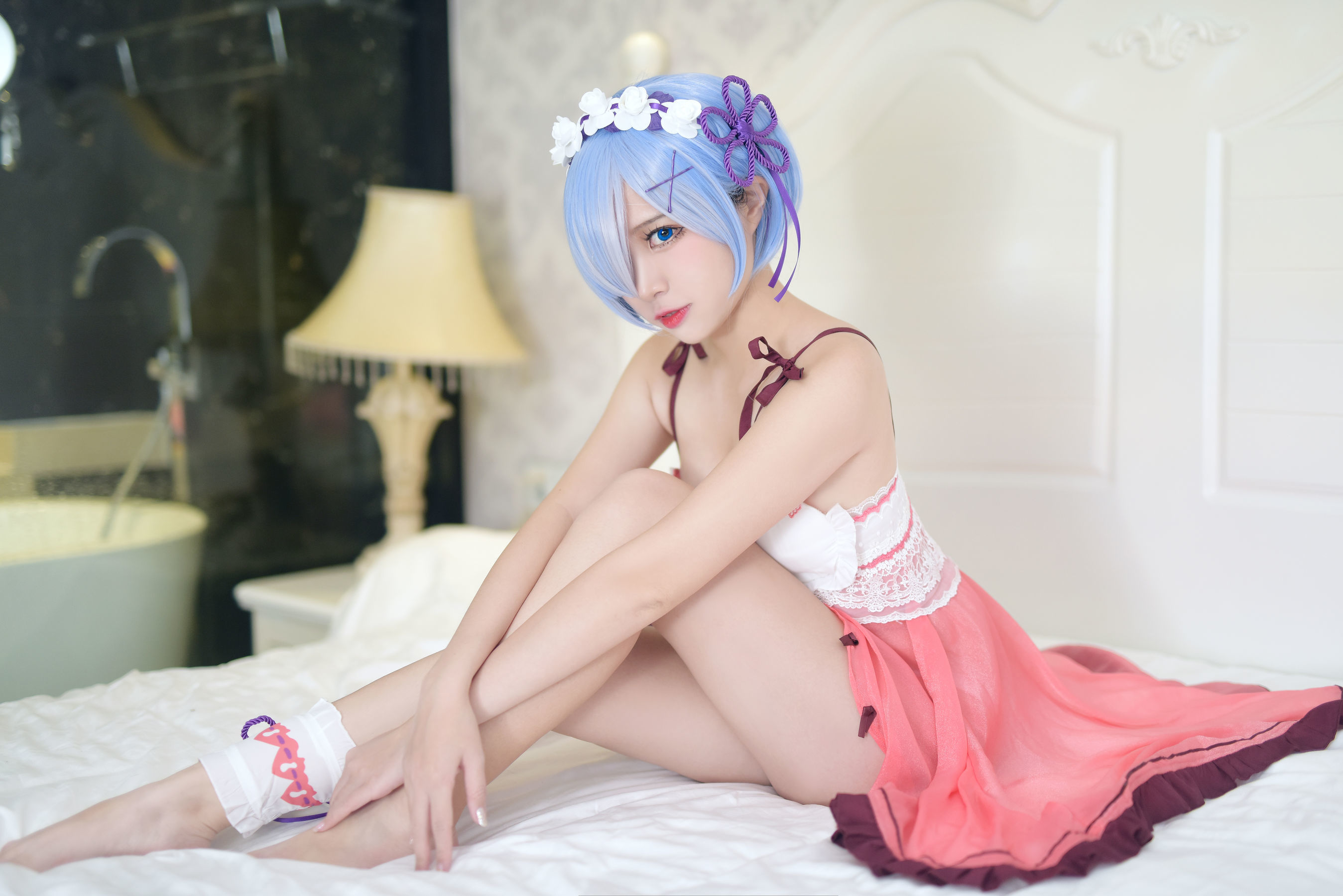 人气Coser二佐Nisa 蕾姆 [42P]-66COS