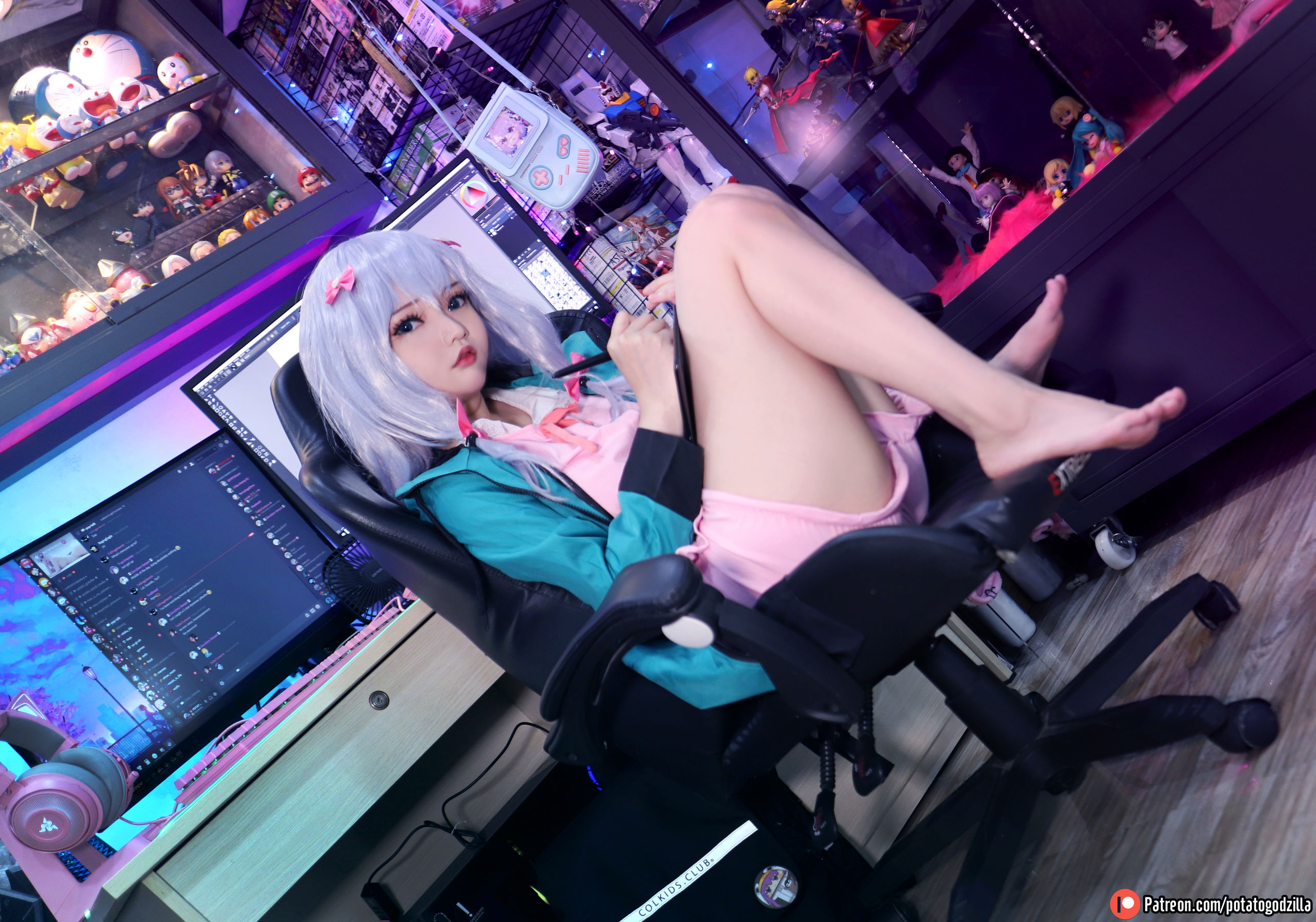 Coser小姐姐Potato Godzilla – Sagiri [39P]-66COS