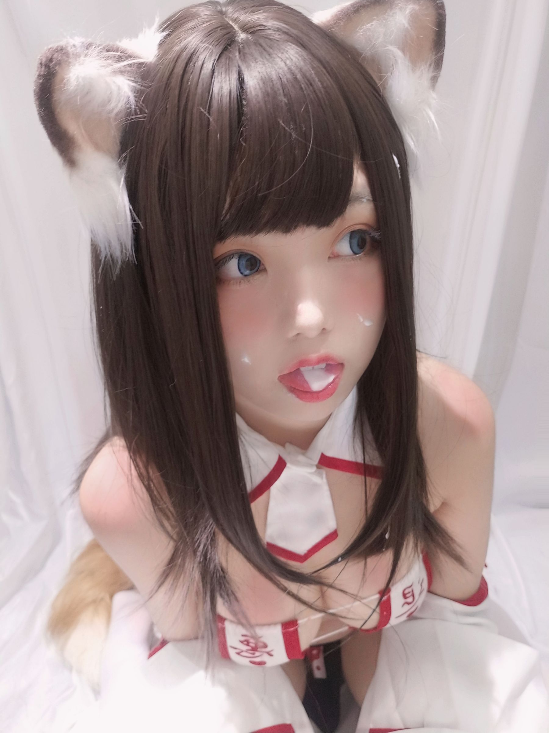 [Cosplay写真] 萌系小姐姐蜜汁猫裘 – 巫女小狐狸 [22P]-66COS