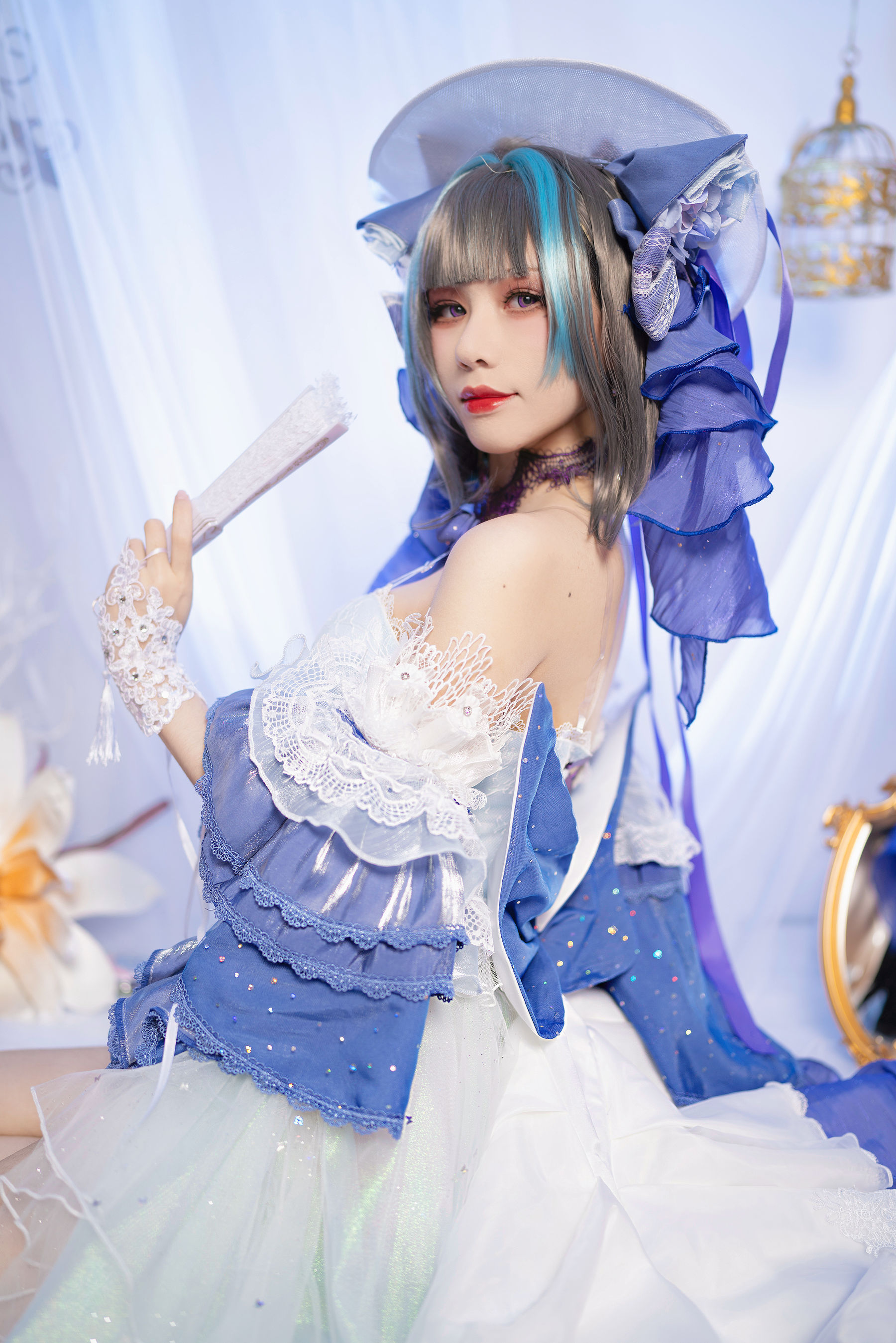 骨牙路子野 – 一月舰长 柴郡 [14P]-66COS