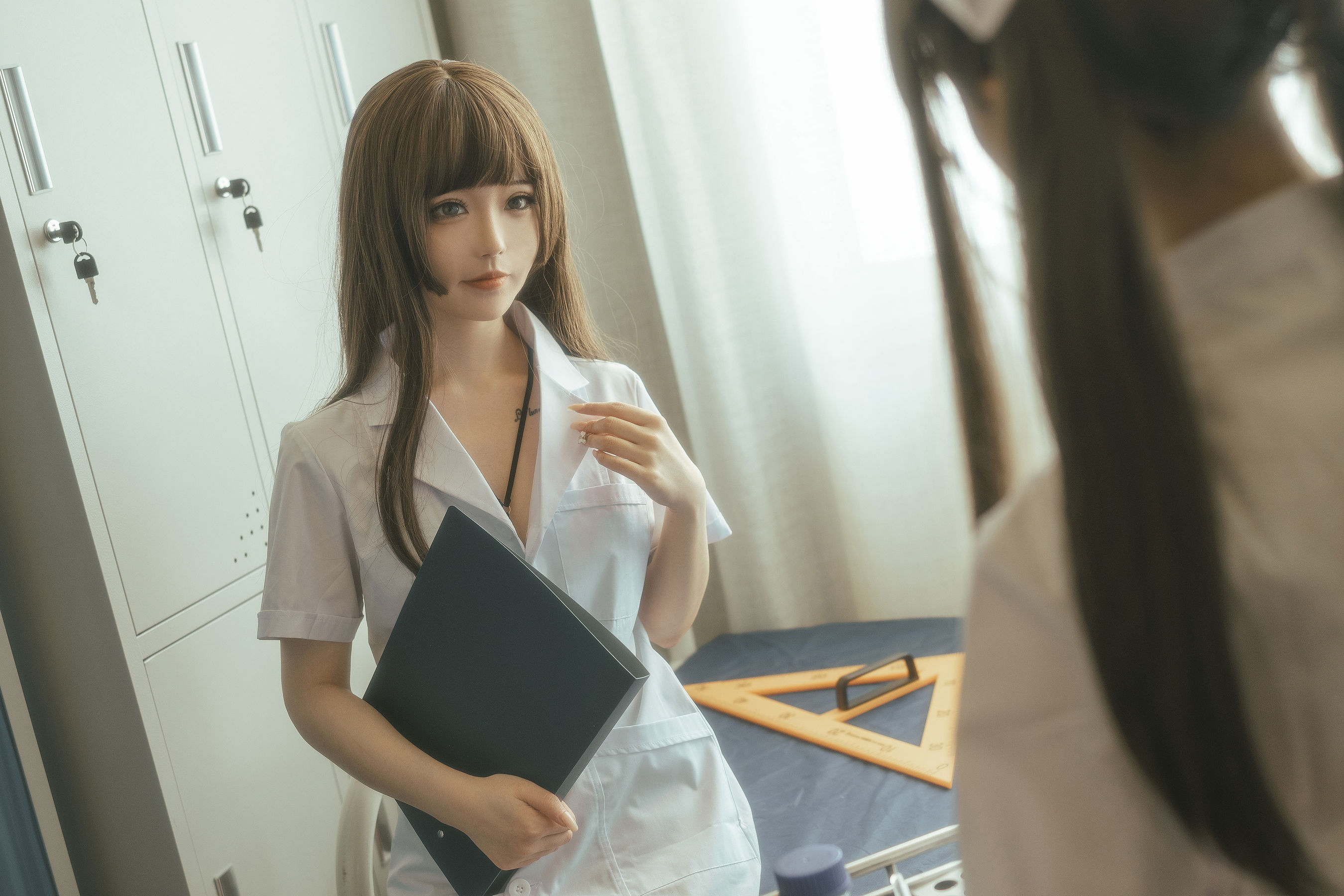 动漫博主蠢沫沫 – 下班后 [128P]-66COS