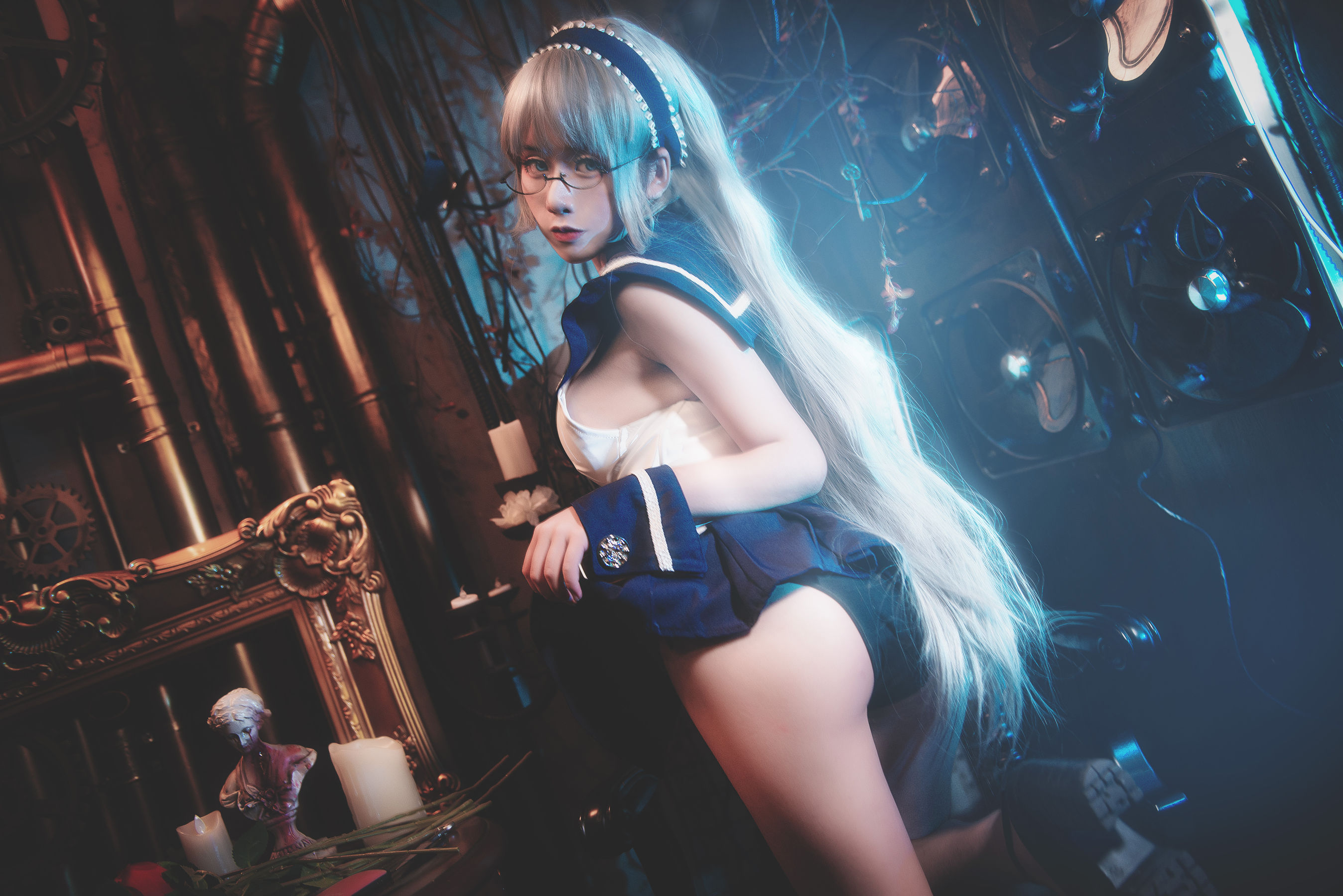 一笑芳香沁写真 – JK赛博 [9P]-66COS