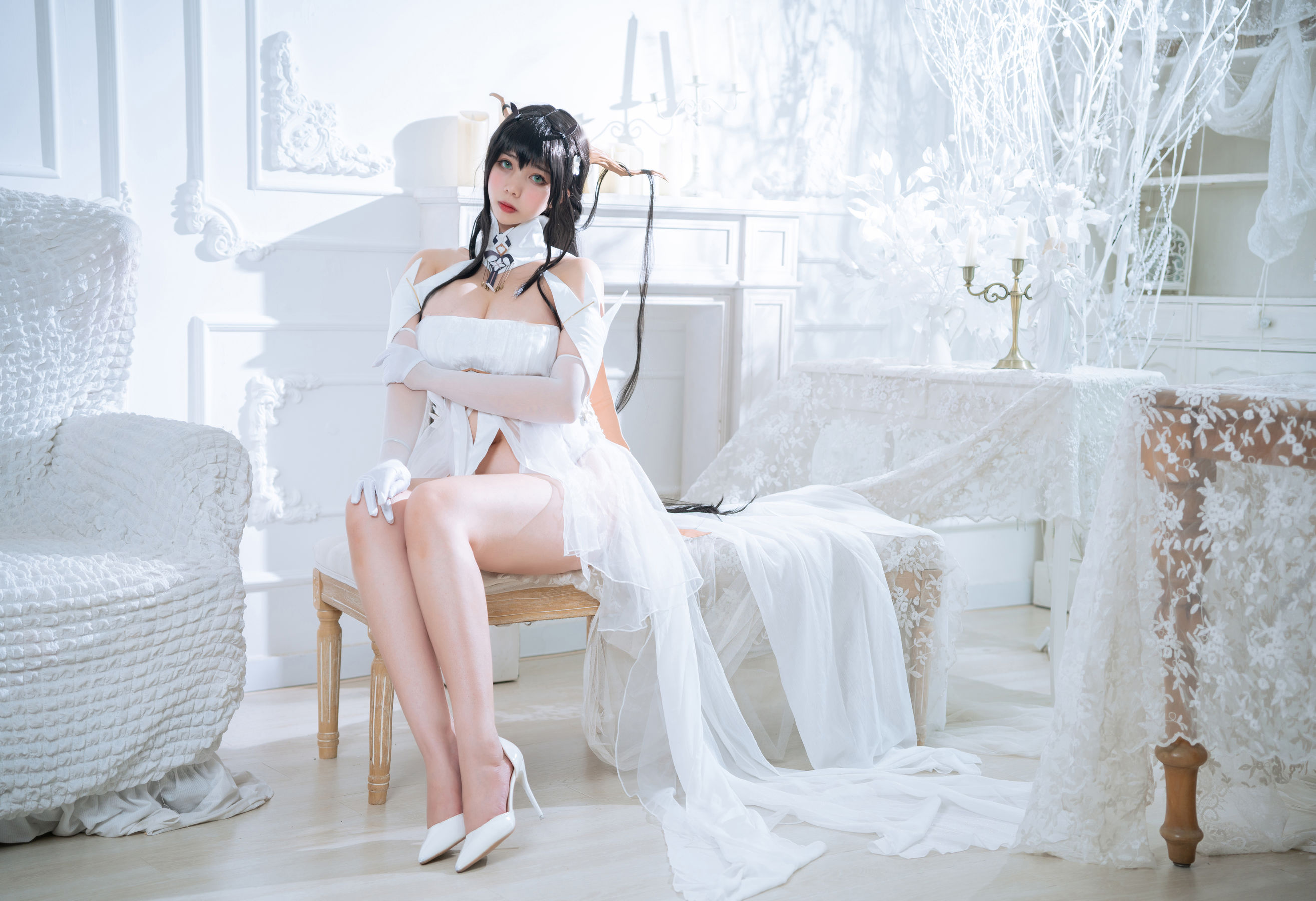 Meroko_魅瞳 – 不挠 [53P]-66COS