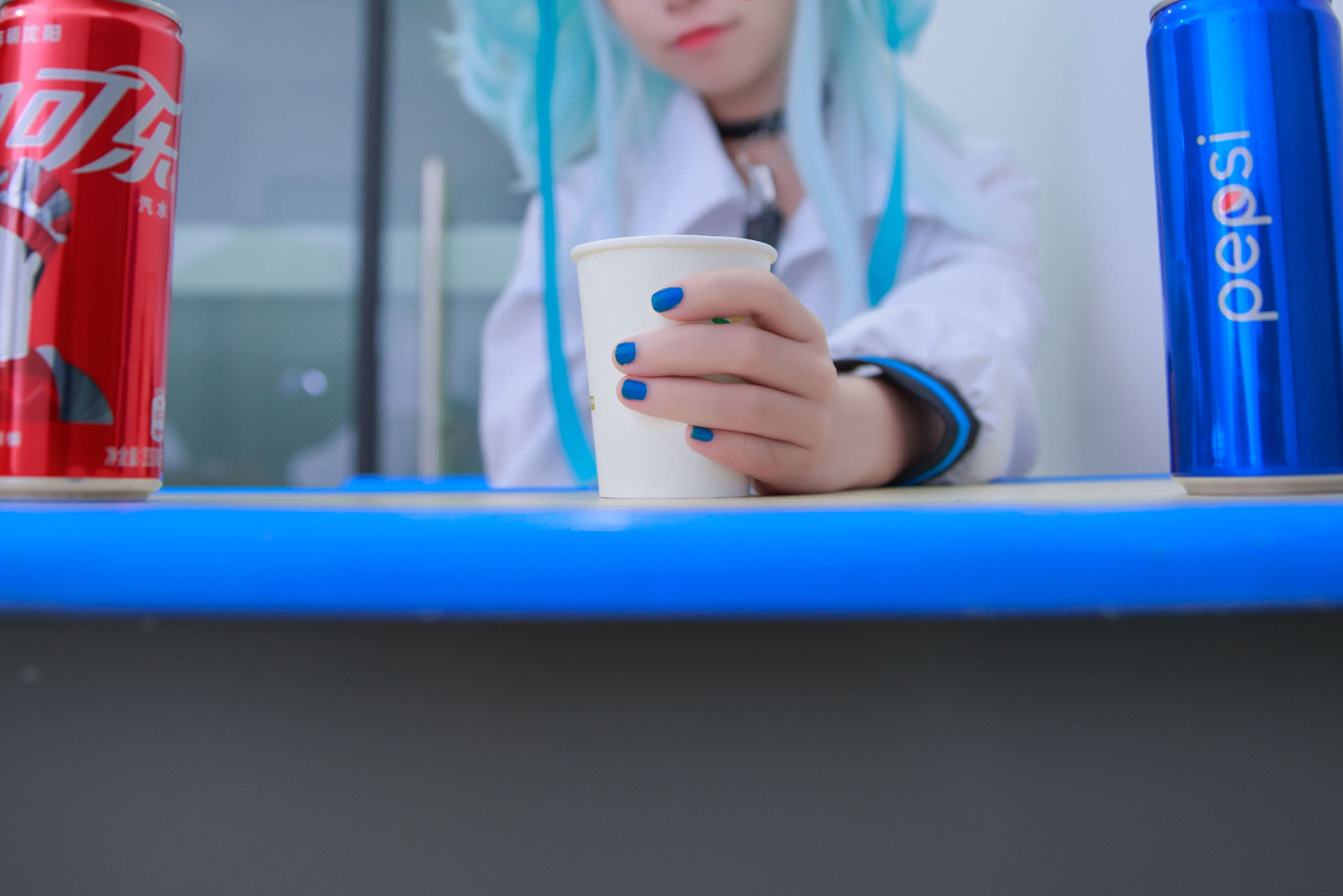 动漫博主G44不会受伤 – 少女前线 PA15校服 [33P]-66COS