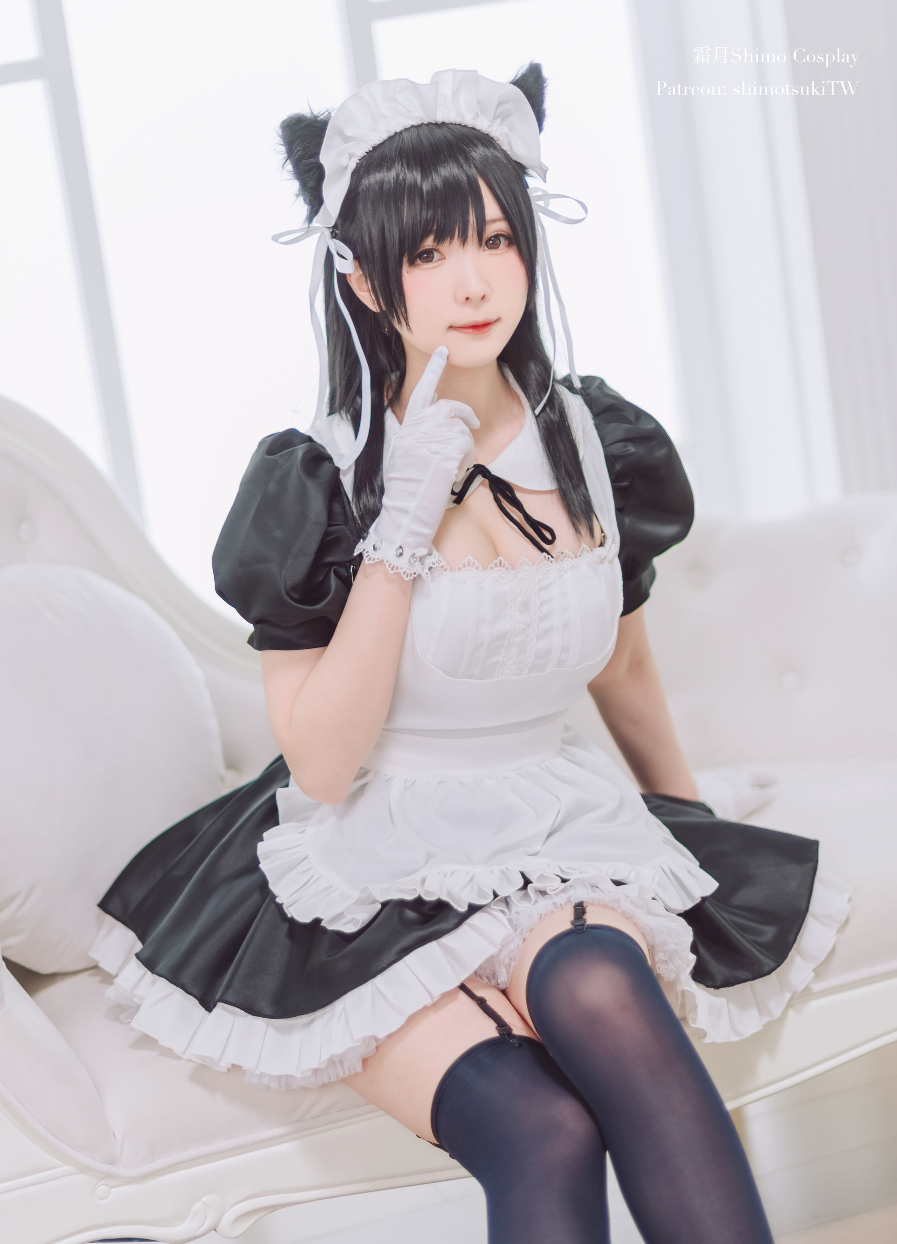 微博妹纸霜月shimo – 爱宕女仆 [16P]-66COS