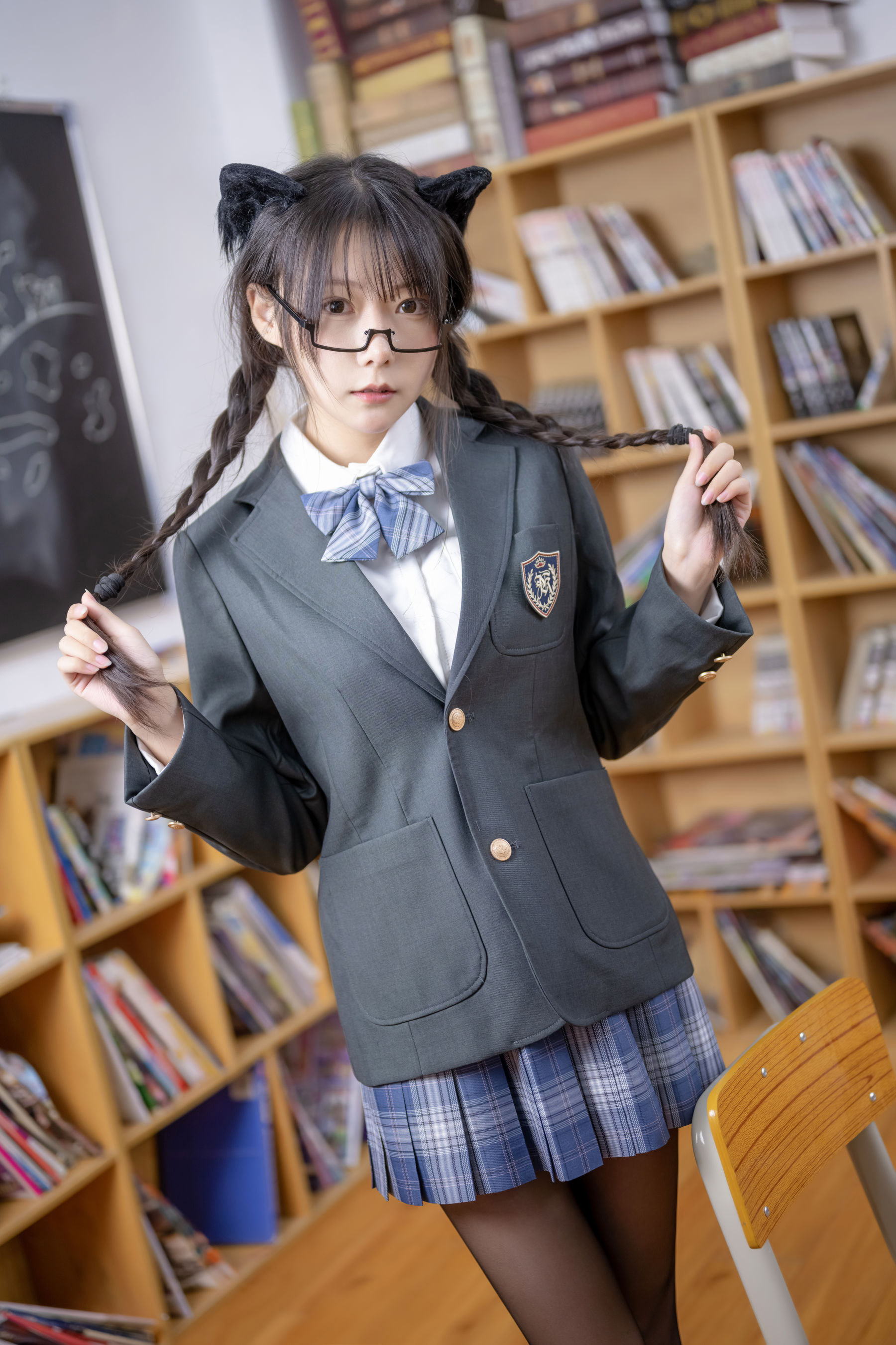 香草喵露露 – 小露乱撞 JK制服 [35P]-66COS