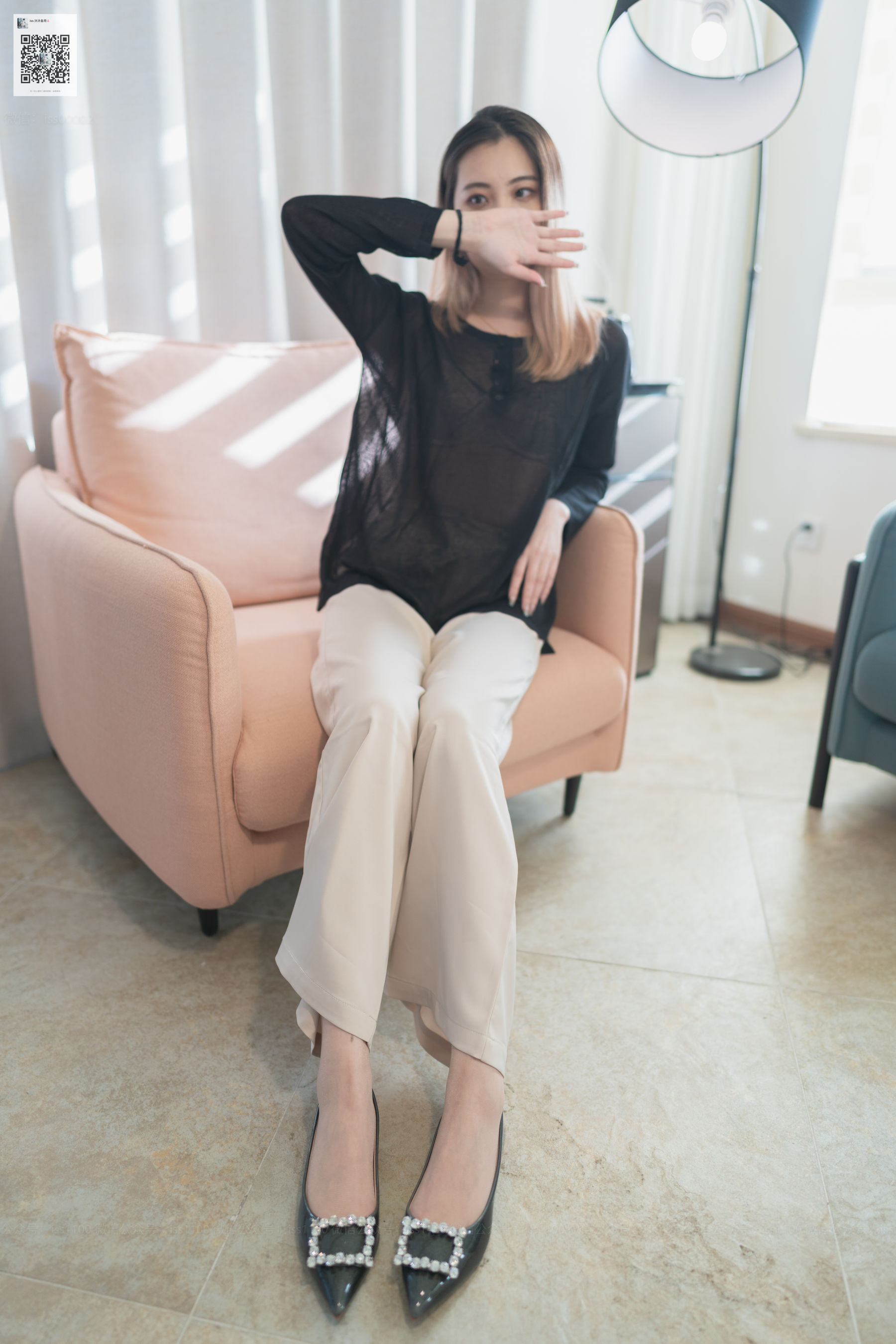 [ISS系列] 铭铭 超薄隐形全透明连裤袜 [92P]-66COS