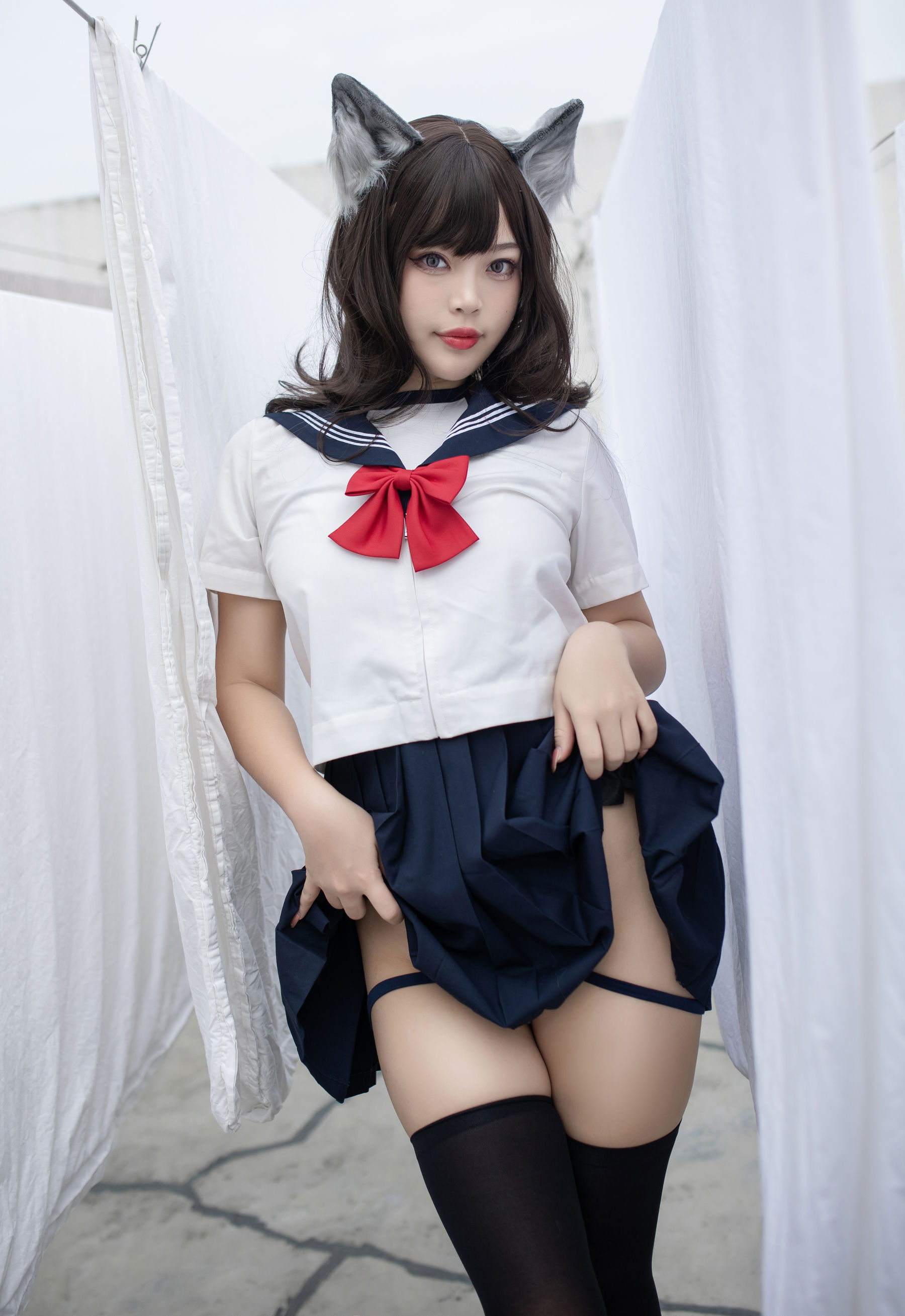 萌系小姐姐-白烨- – 魅惑狼姐姐 室外 [63P]-66COS