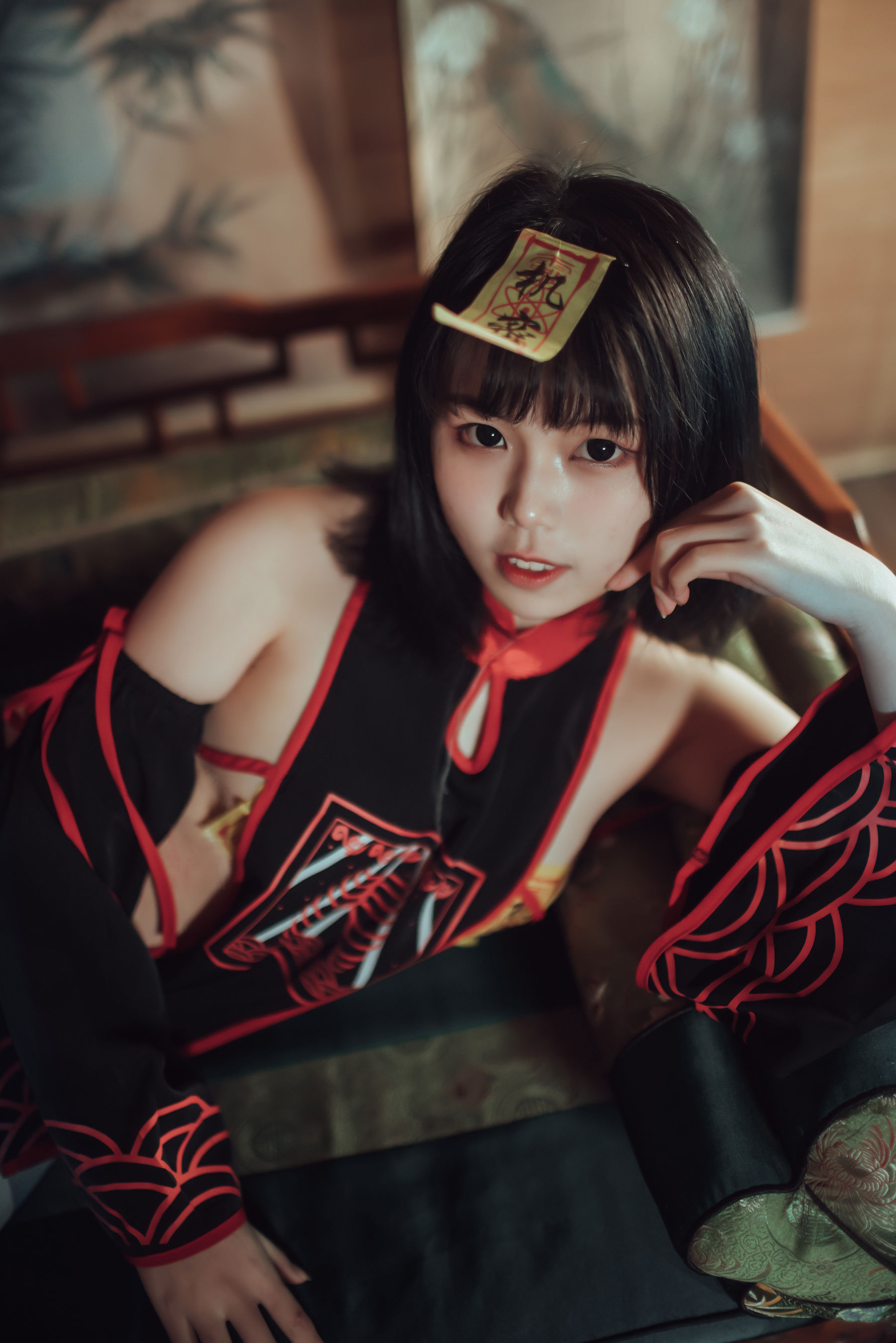 [Cosplay写真] 七月喵子 – 小僵尸 [22P]-66COS