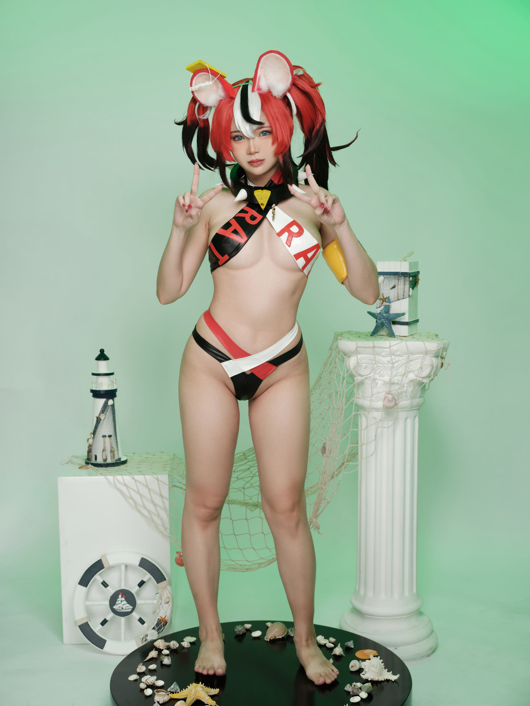 ZinieQ – Hakos Baelz Pole Dancing [38P]-66COS