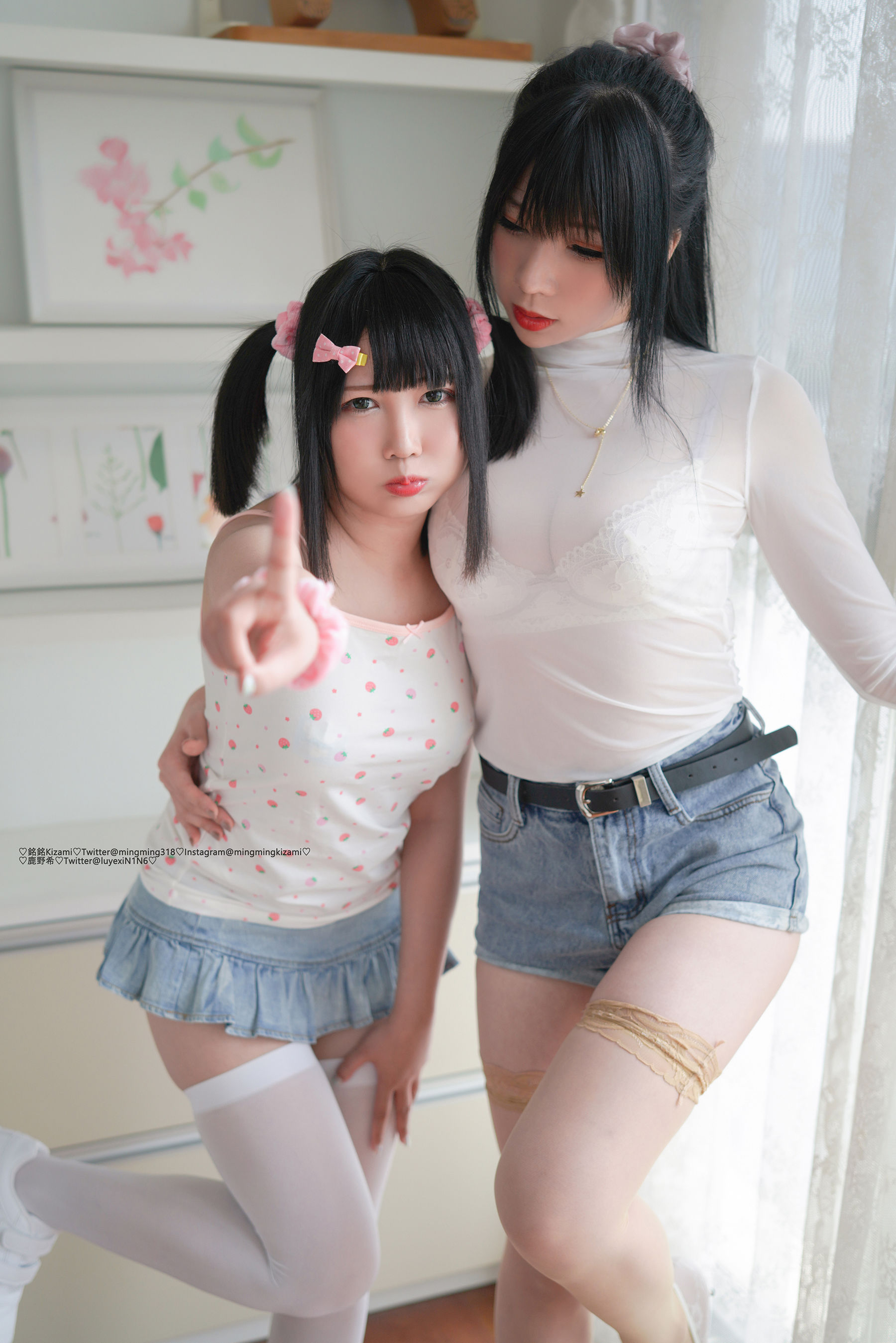 銘銘Kizami Vol.25 姐妹丝情 [71P]-66COS