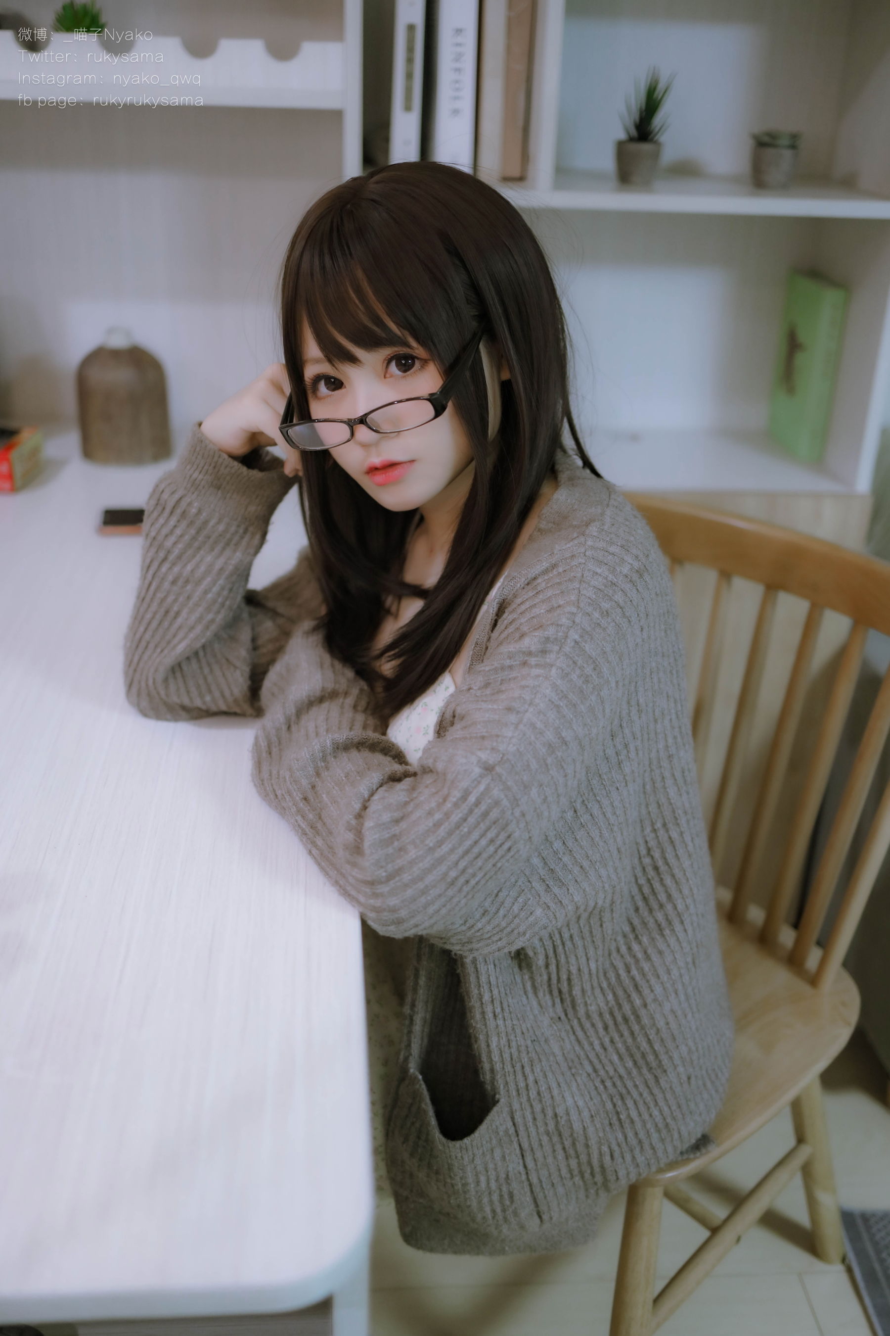 萌妹子Nyako喵子 – 妄想彼女との同棲生活 之 便服系列 [73P]-66COS