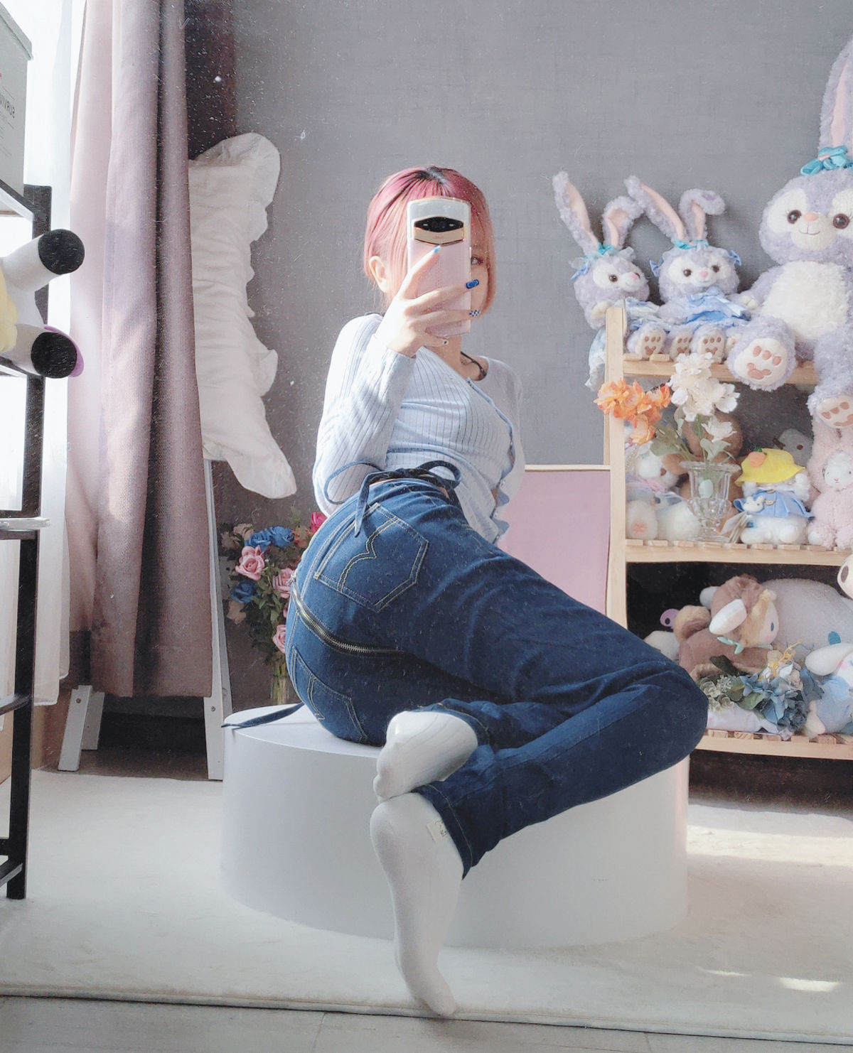 Cosplay日奈娇 – 牛仔裤 [80P]-66COS