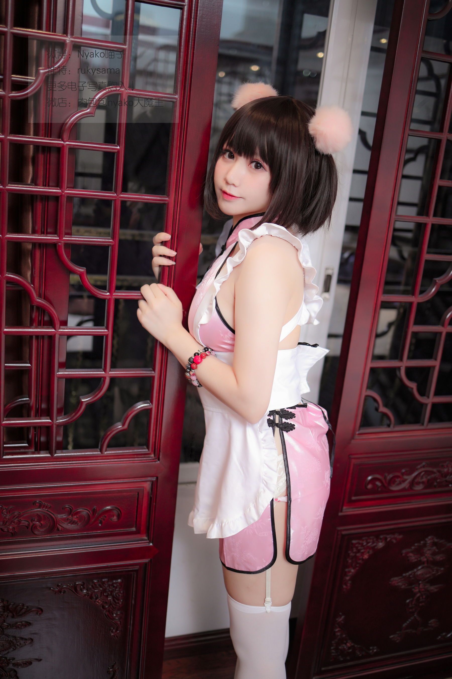 萌妹子Nyako喵子 旗袍本B [100P]-66COS