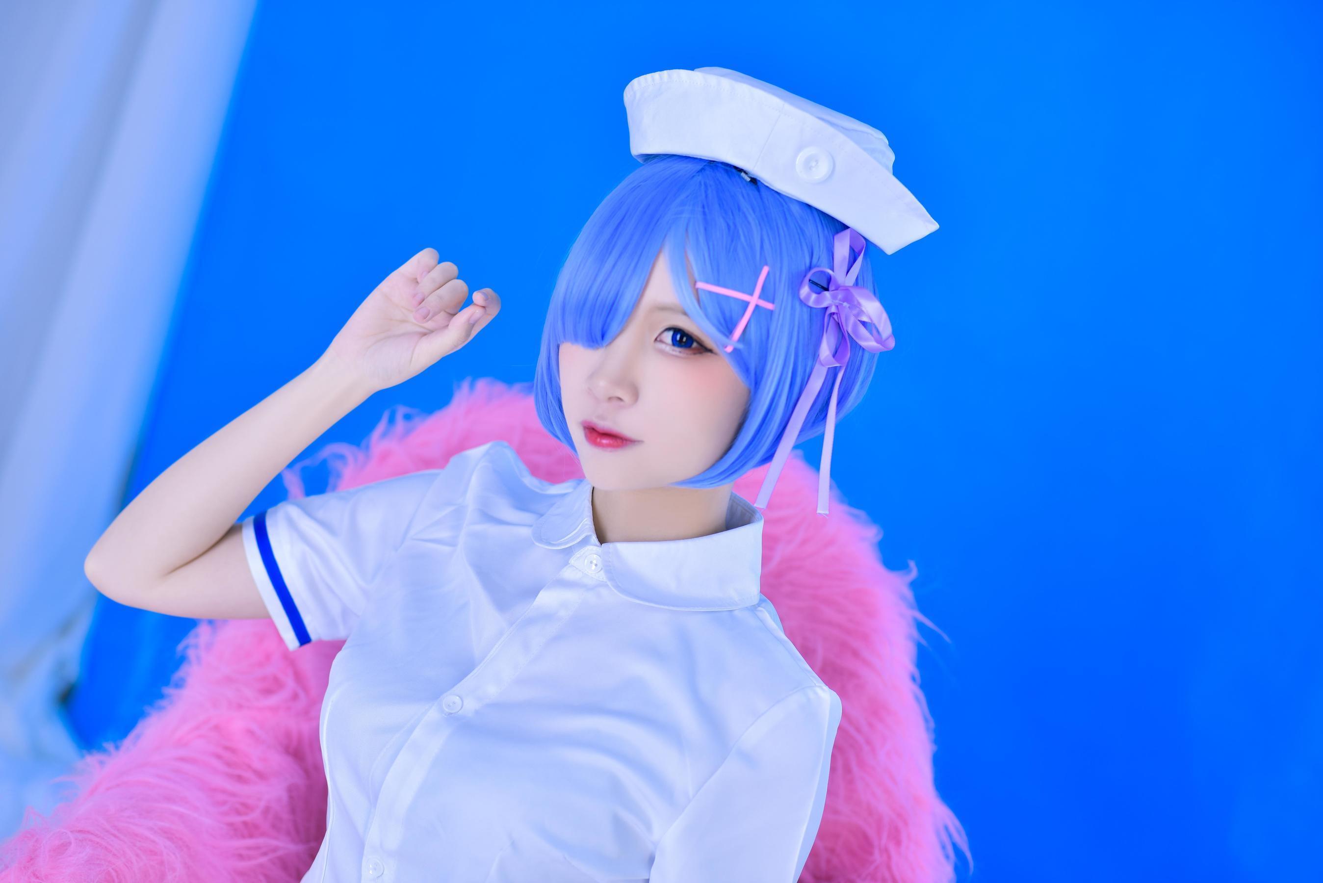 人气Coser二佐Nisa 蕾姆护士 [31P]-66COS