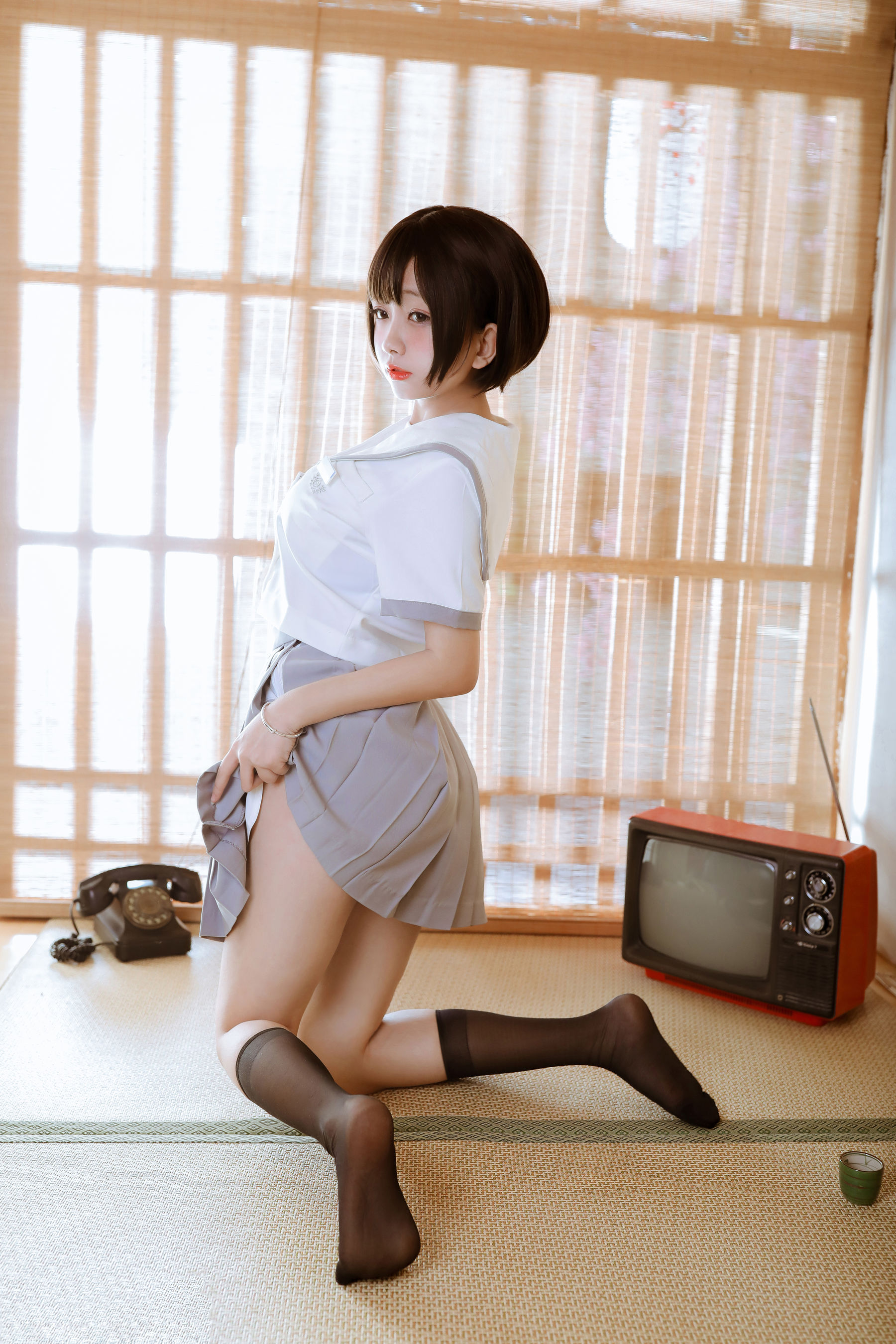 Cosplay日奈娇 和风jk [40P]-66COS