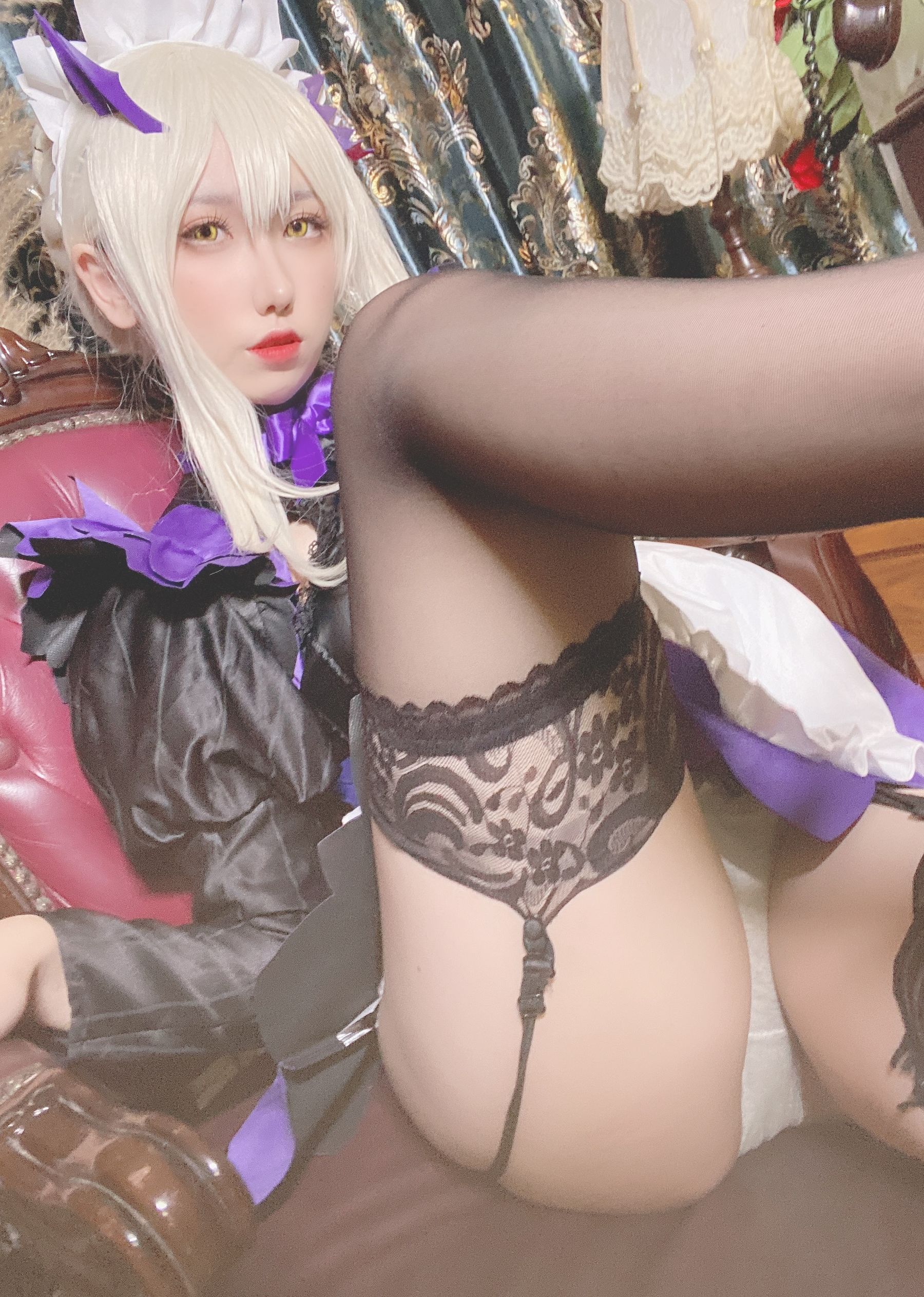 芋圆侑子SJ_ – 黑枪呆女仆自拍 [23P]-66COS