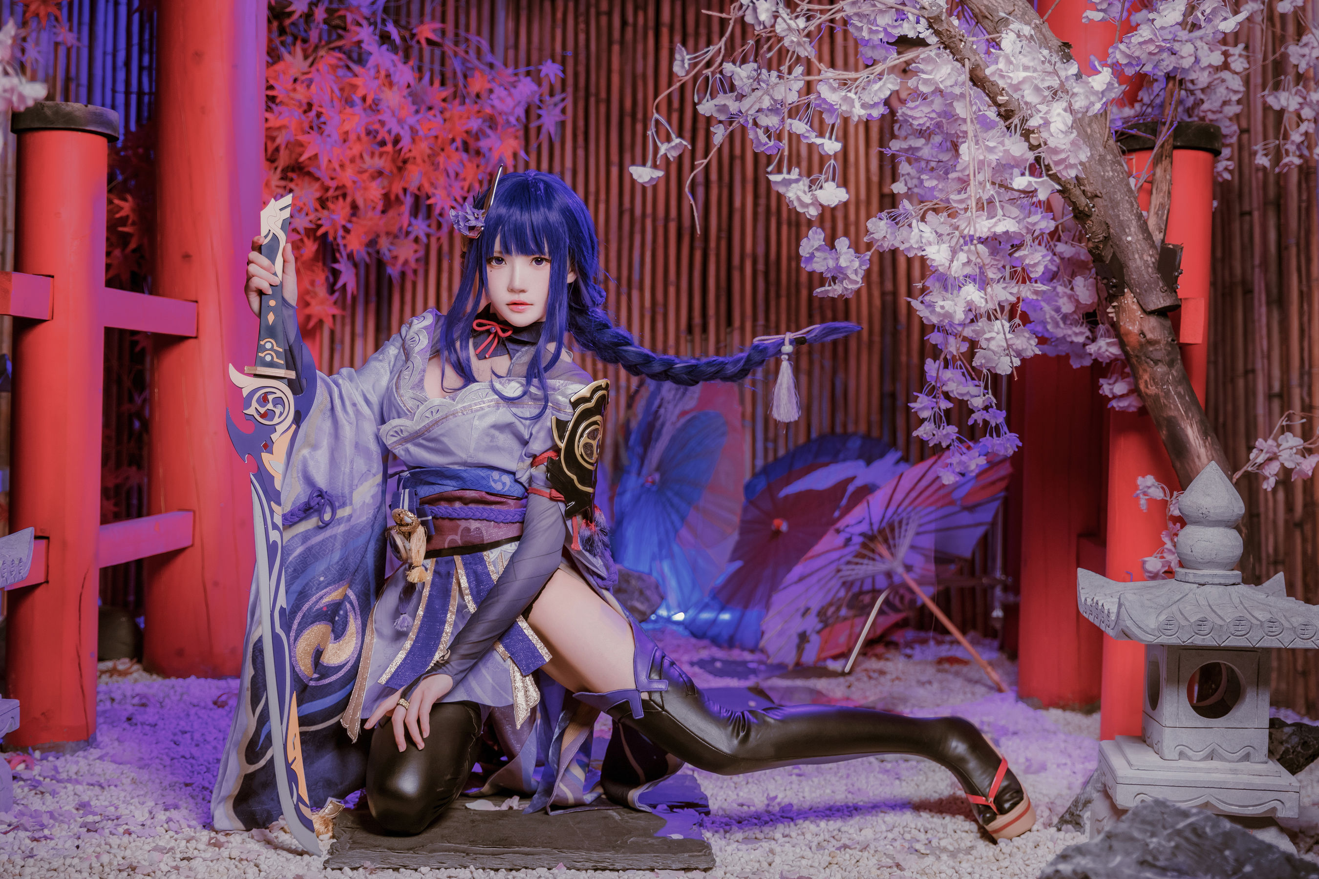 桜桃喵 – 雷电将军 [51P]-66COS