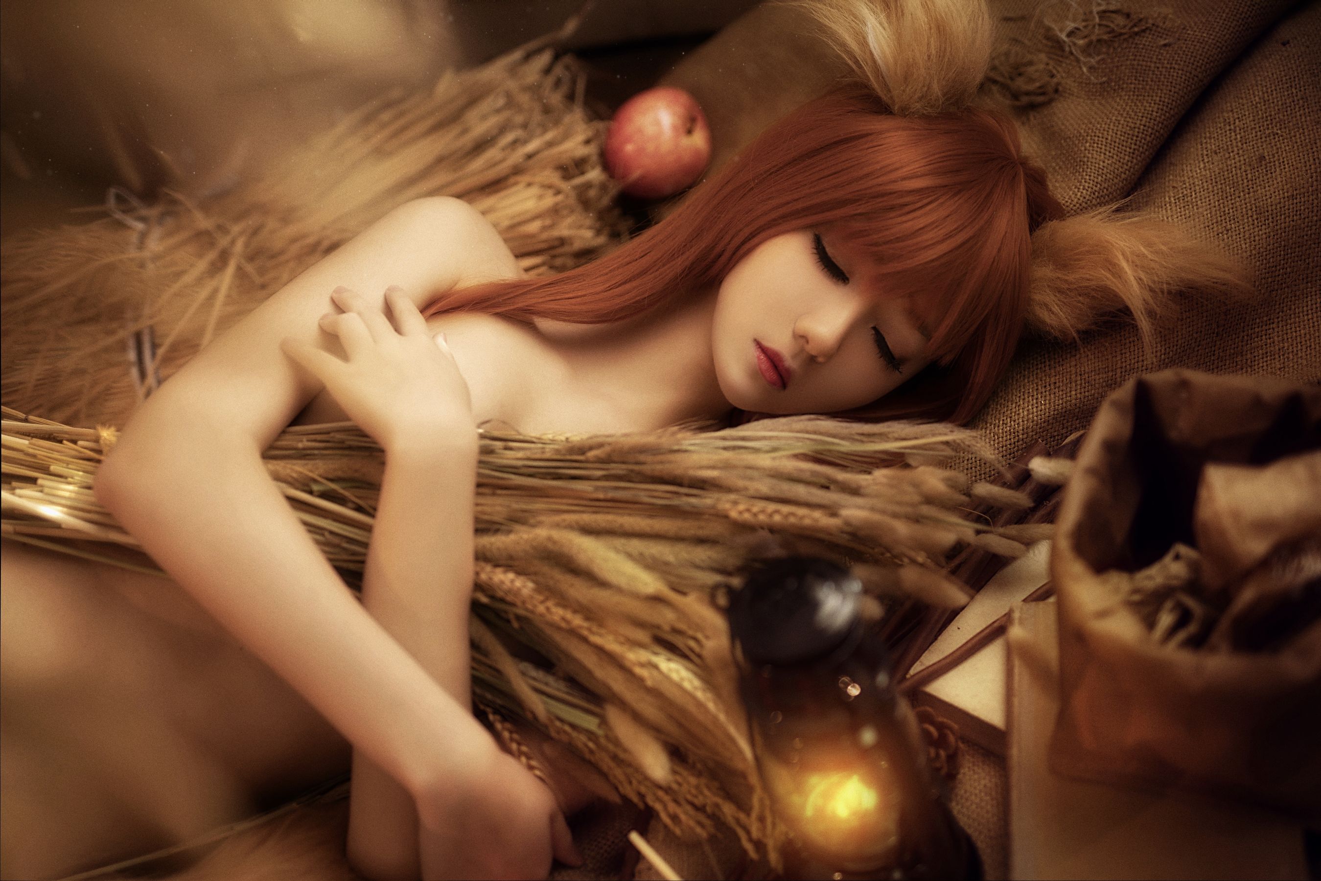 动漫博主南桃Momoko 赫萝裸体 [14P]-66COS