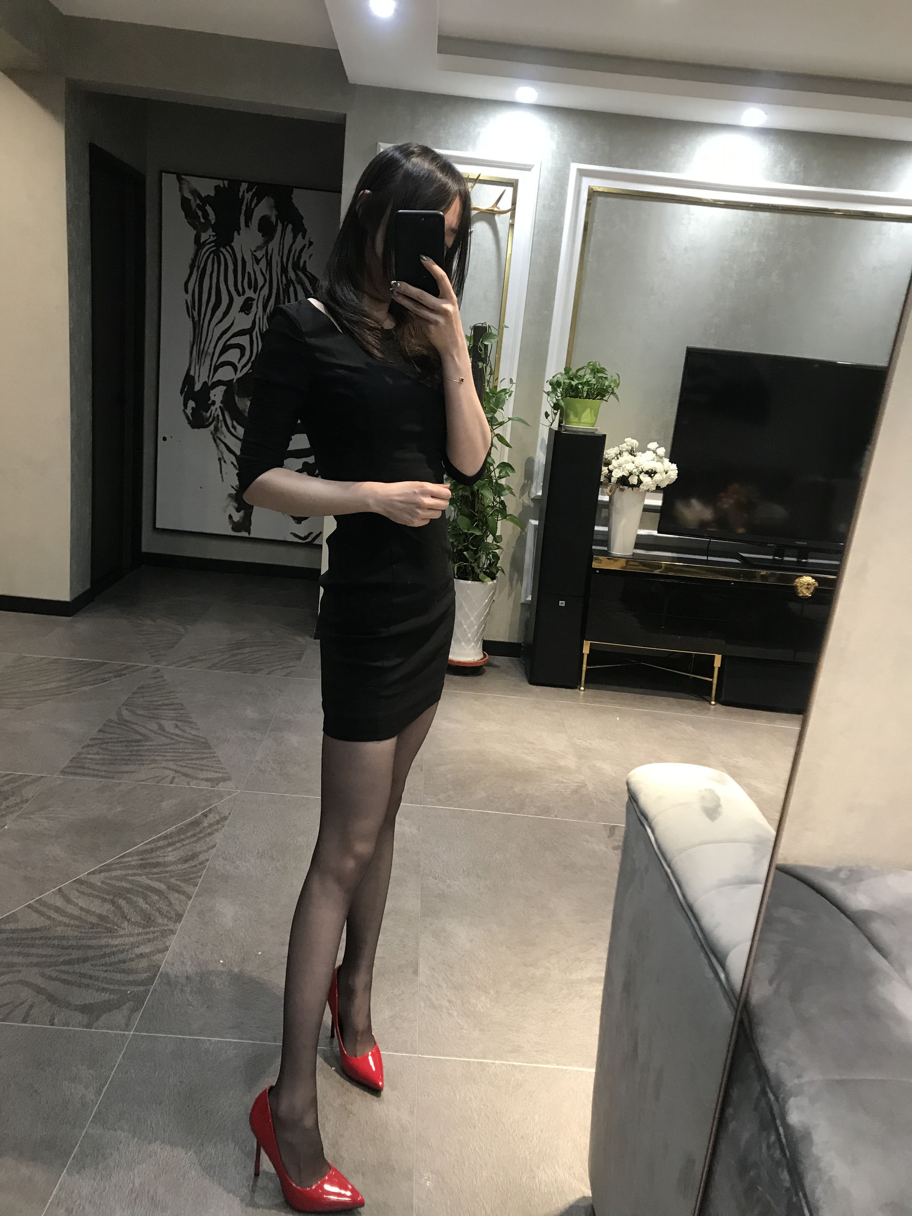 丝足博主麋鹿_Monroe 2020.04.02 黑色丝情 [50P]-66COS