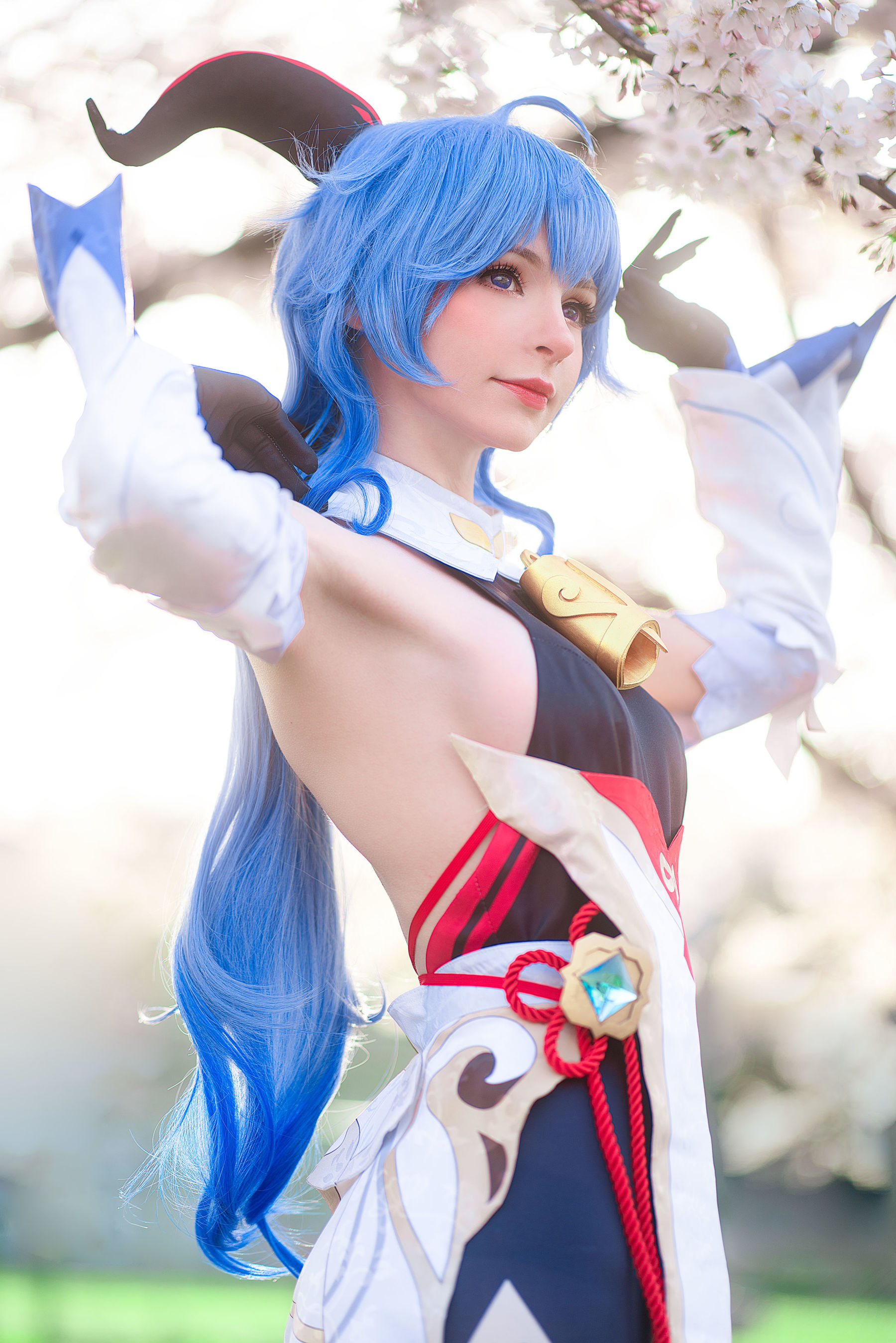 Peach milky – Ganyu [40P]-66COS