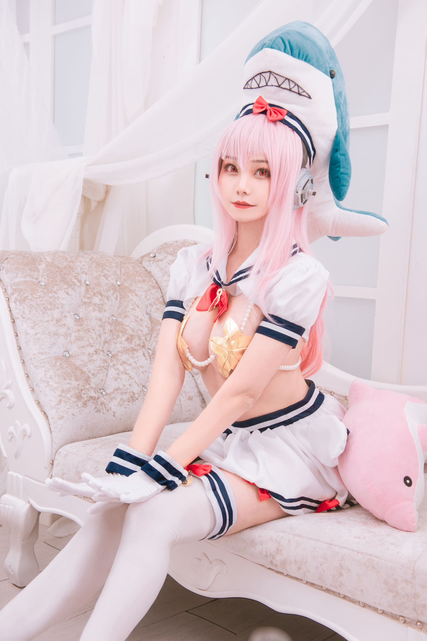 [Cosplay写真] 萌系小姐姐蜜汁猫裘 – 索尼子双鱼座 [12P]-66COS