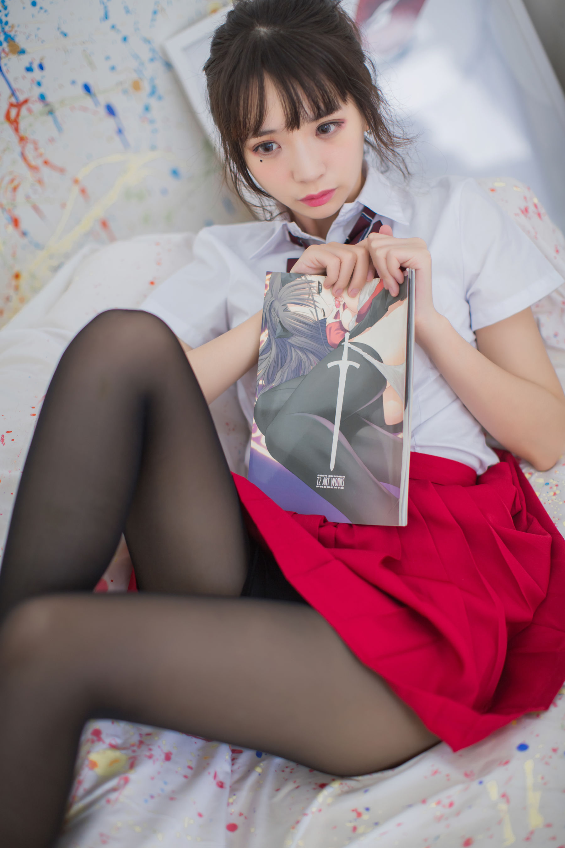 疯猫ss 画室JK少女 [23P]-66COS