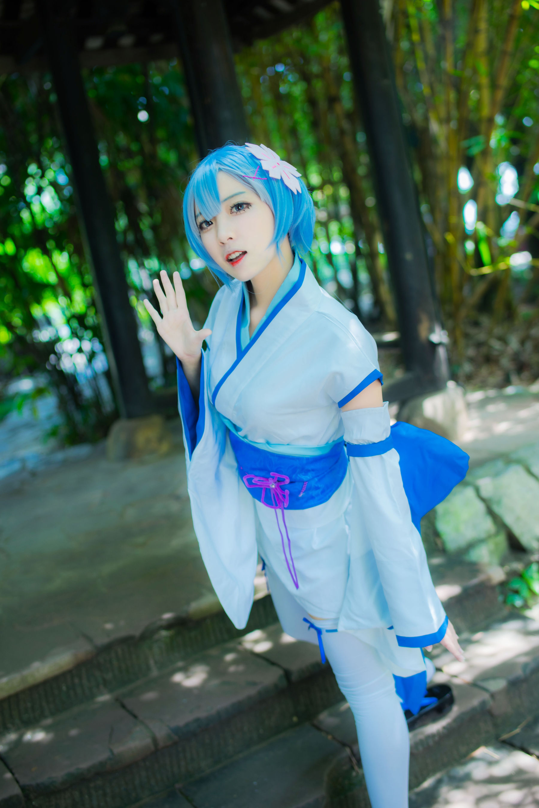 [Cosplay写真] 人气Coser二佐Nisa – 蕾姆幼年 [24P]-66COS