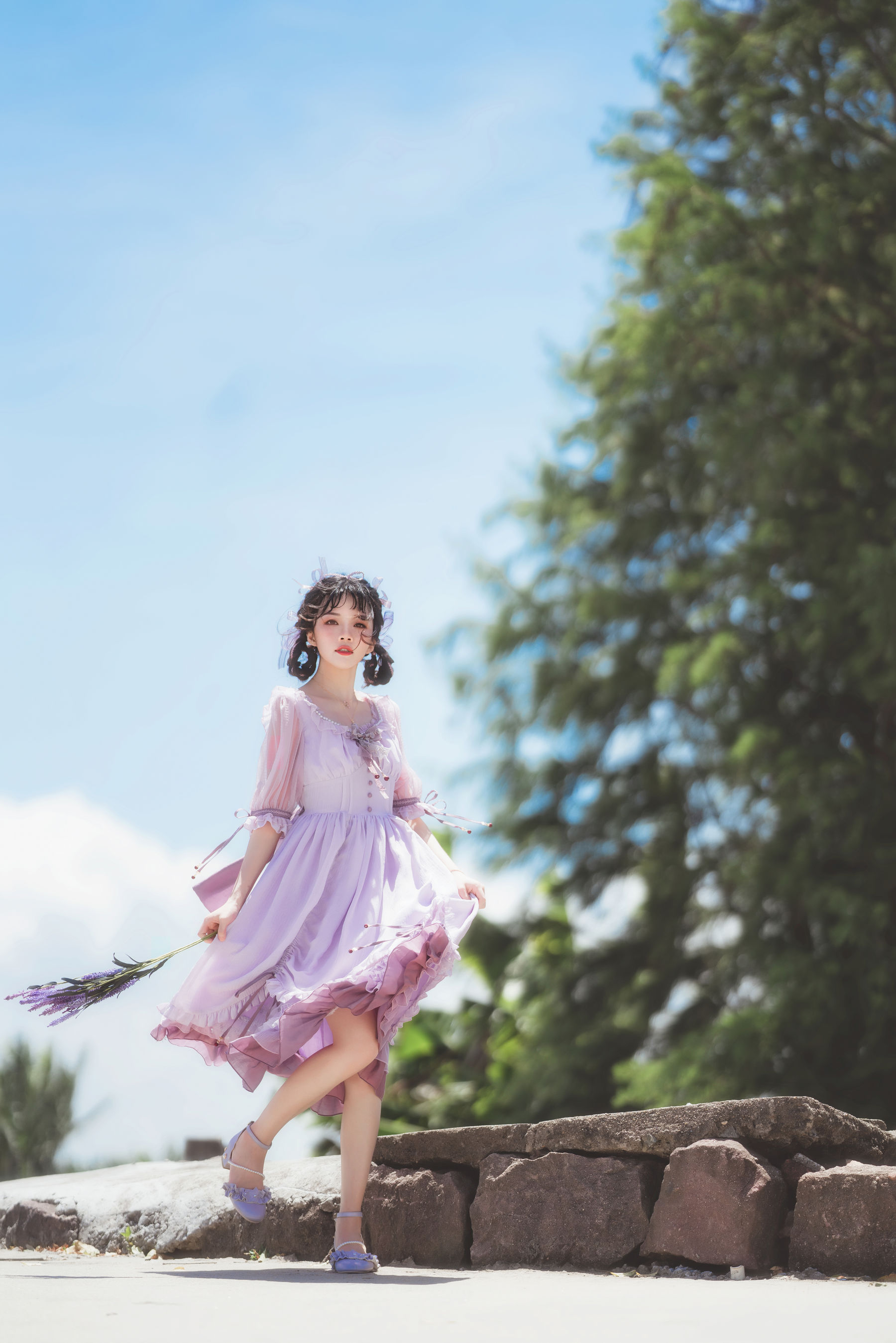 桜桃喵 – 少女之紫萱 [15P] 插图5