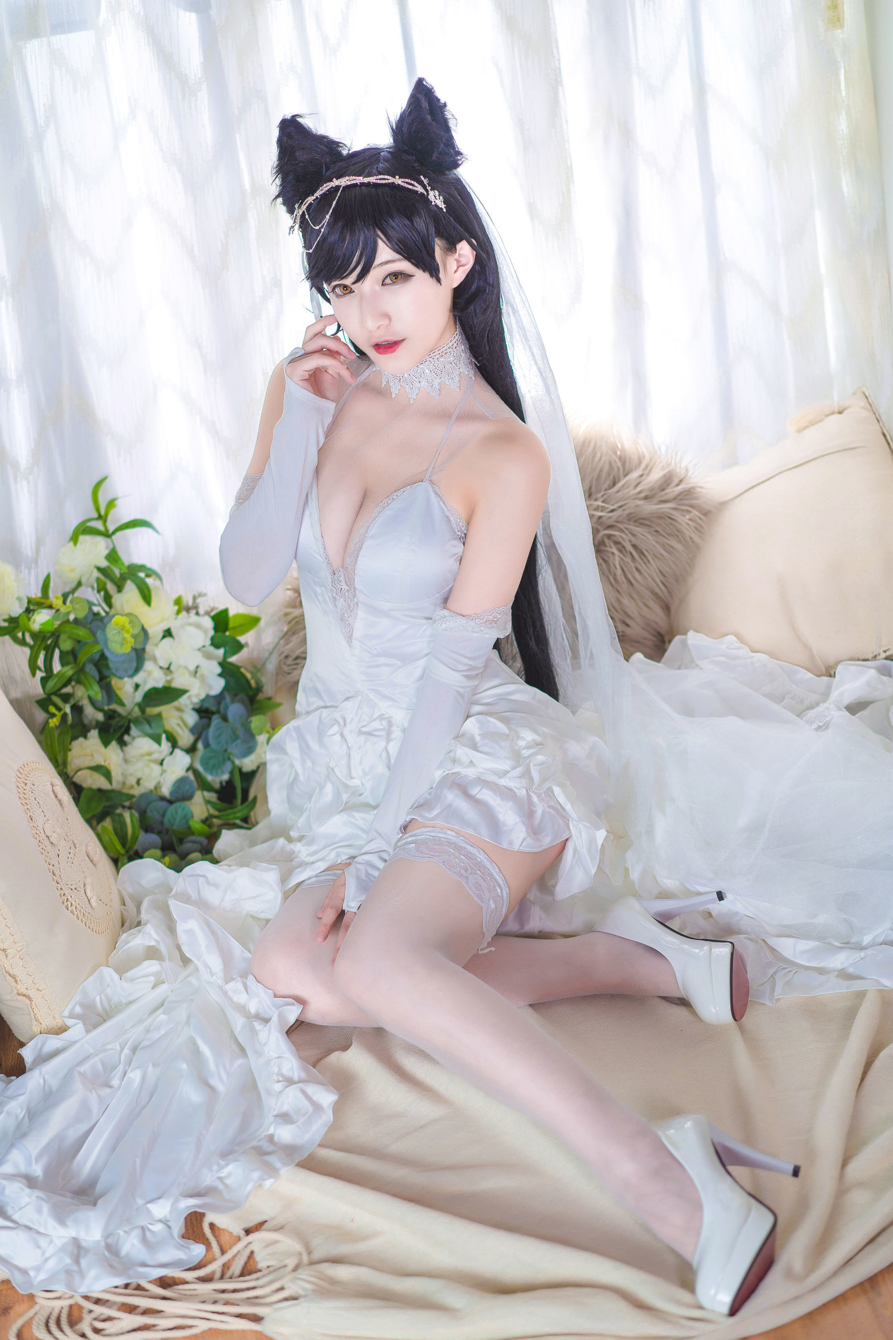 动漫博主铁板烧鬼舞w 爱宕 [29P]-66COS