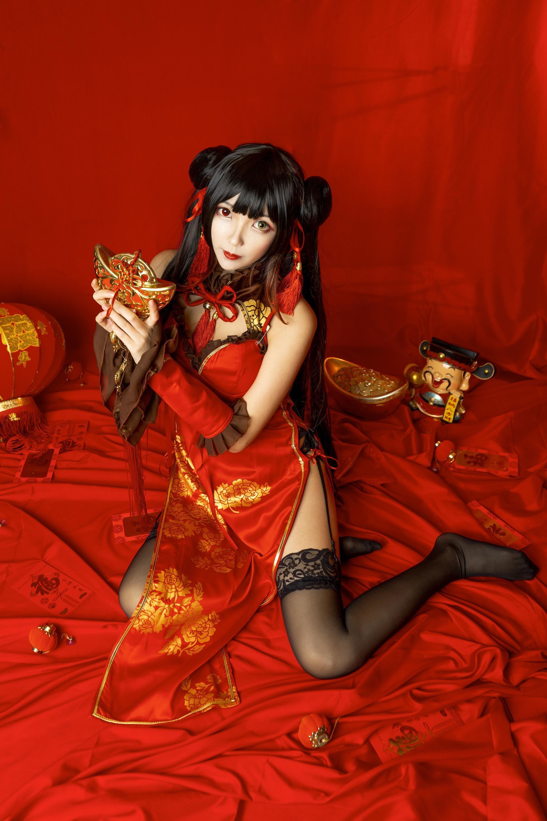 Coser小姐姐妍子坚不可摧 狂三新年 [15P] 插图4