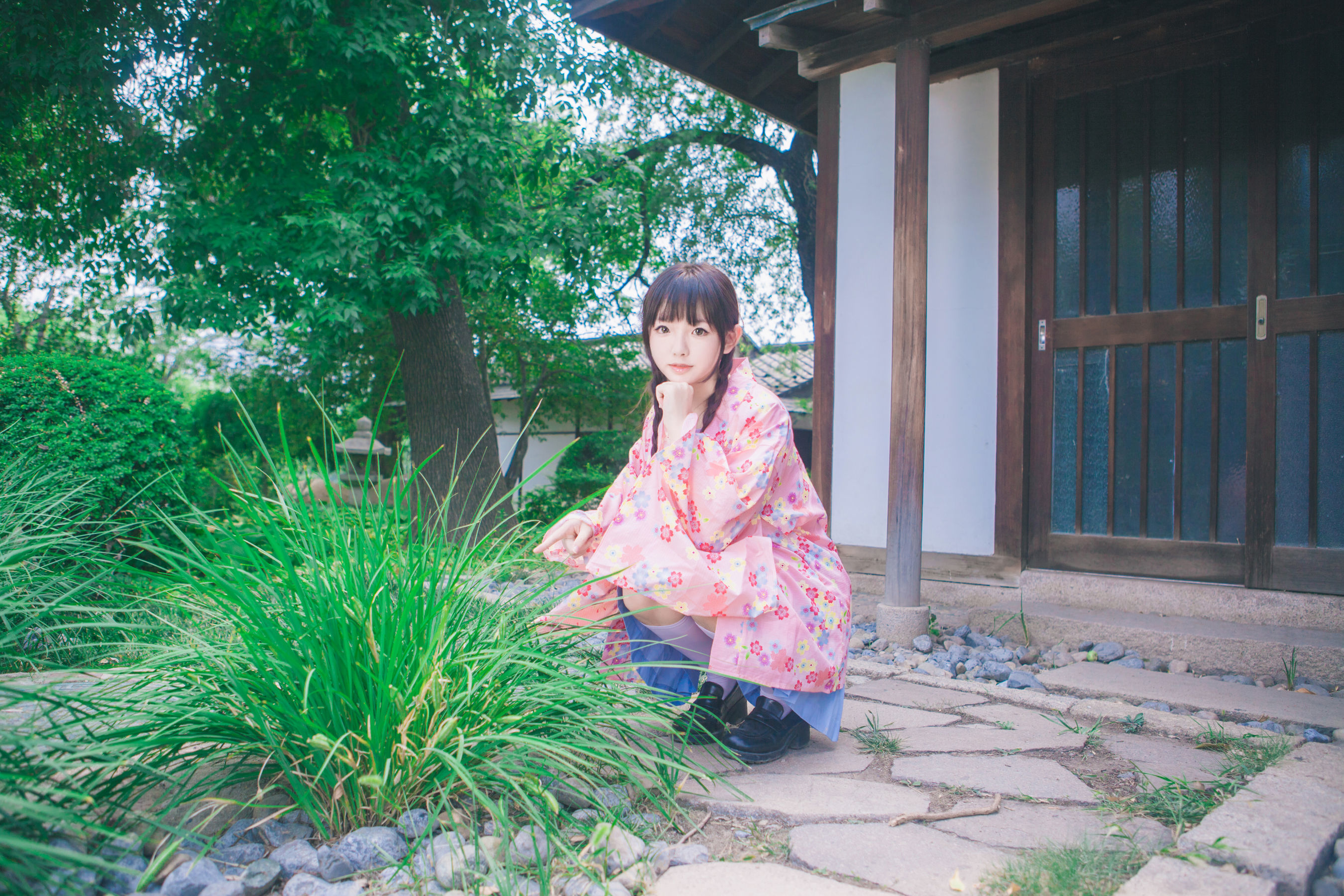 可爱妹妹樱群 和服 [17P]-66COS