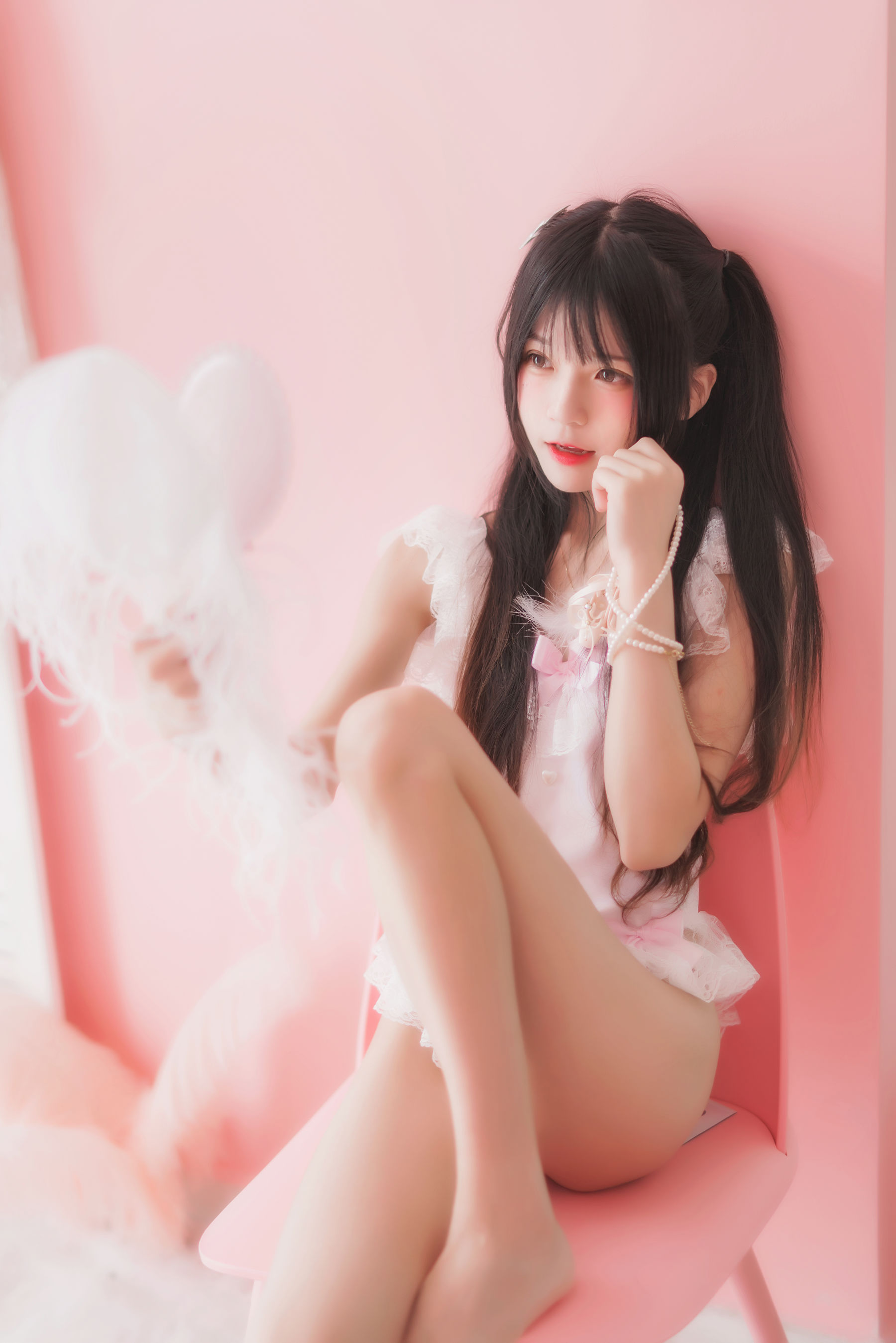 桜桃喵 冬眠系列 粉色浴缸 [57P]-66COS
