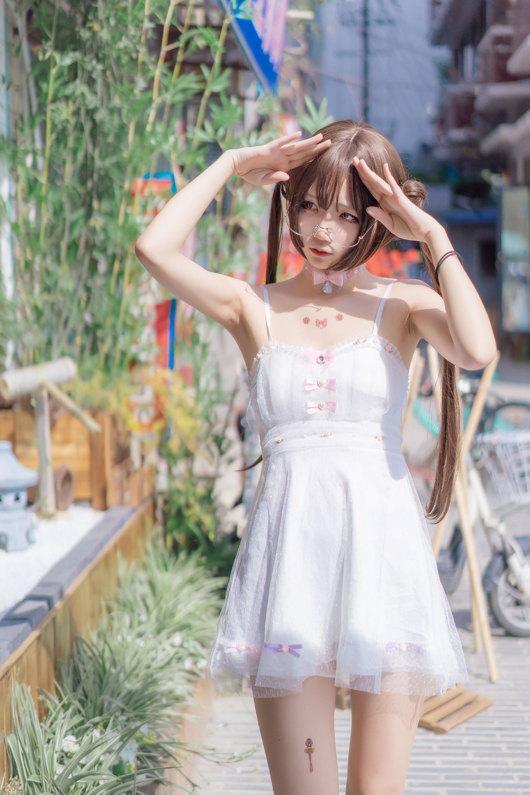清纯少女五更百鬼 日常 双马尾 [10P]-66COS