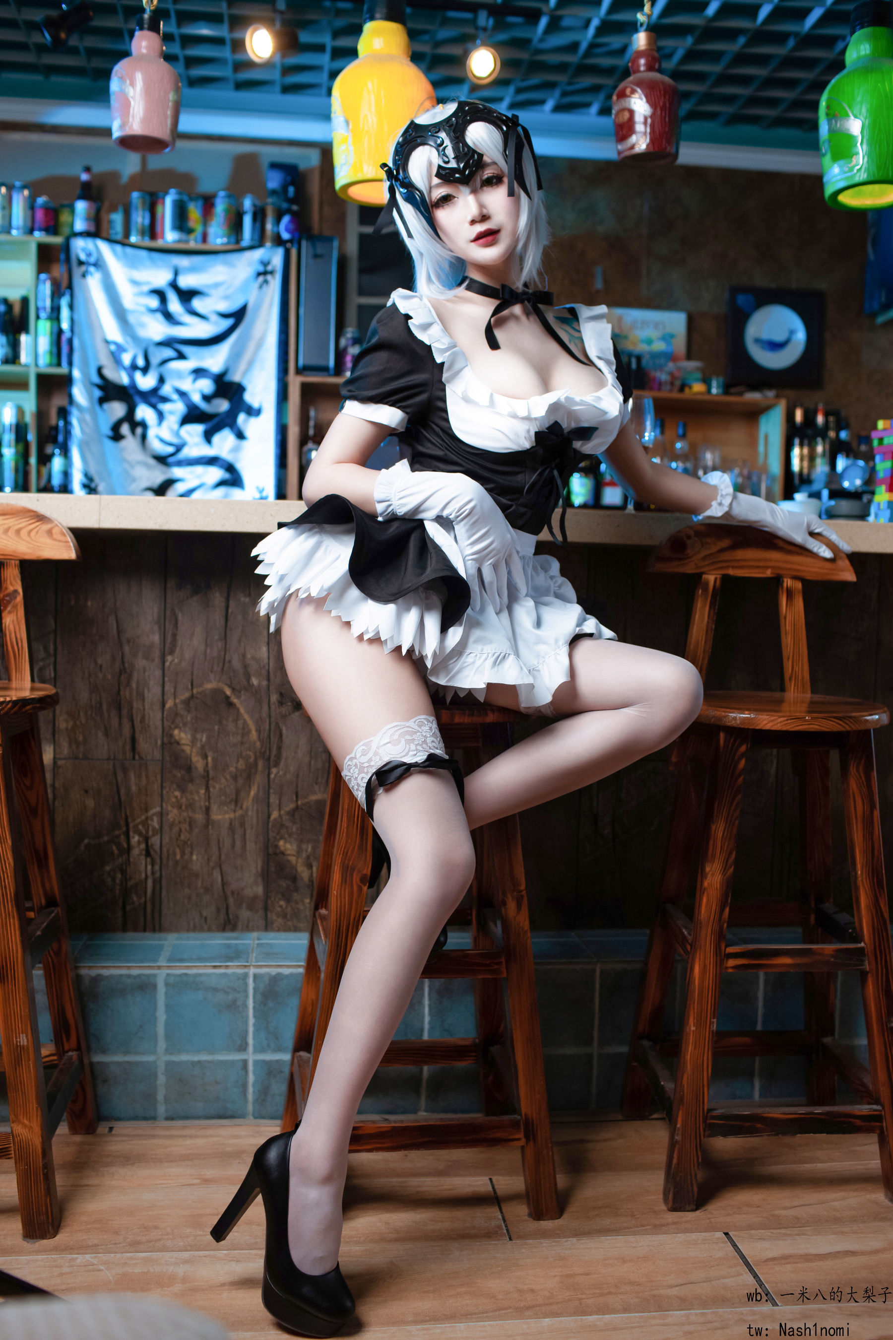 一米八的大梨子 黑贞GK手办女仆 [29P]-66COS