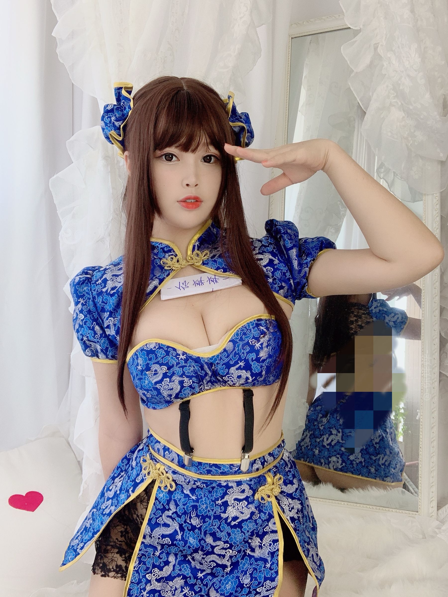[Cosplay写真] 萌系小姐姐-白烨- – 功夫旗袍 [50P]-66COS