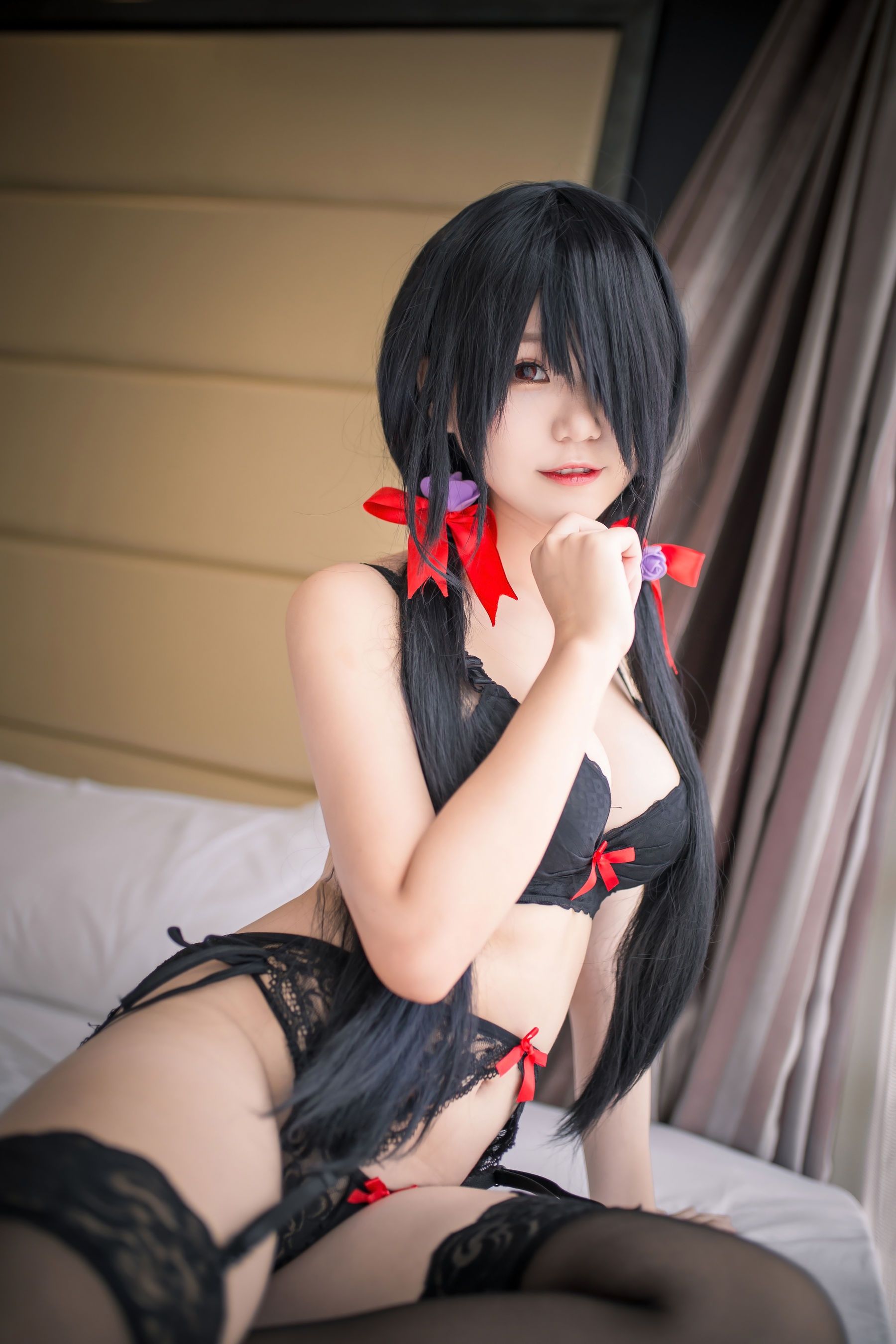 [萝莉COS] Yoko宅夏《狂三内衣》 [30P]-66COS