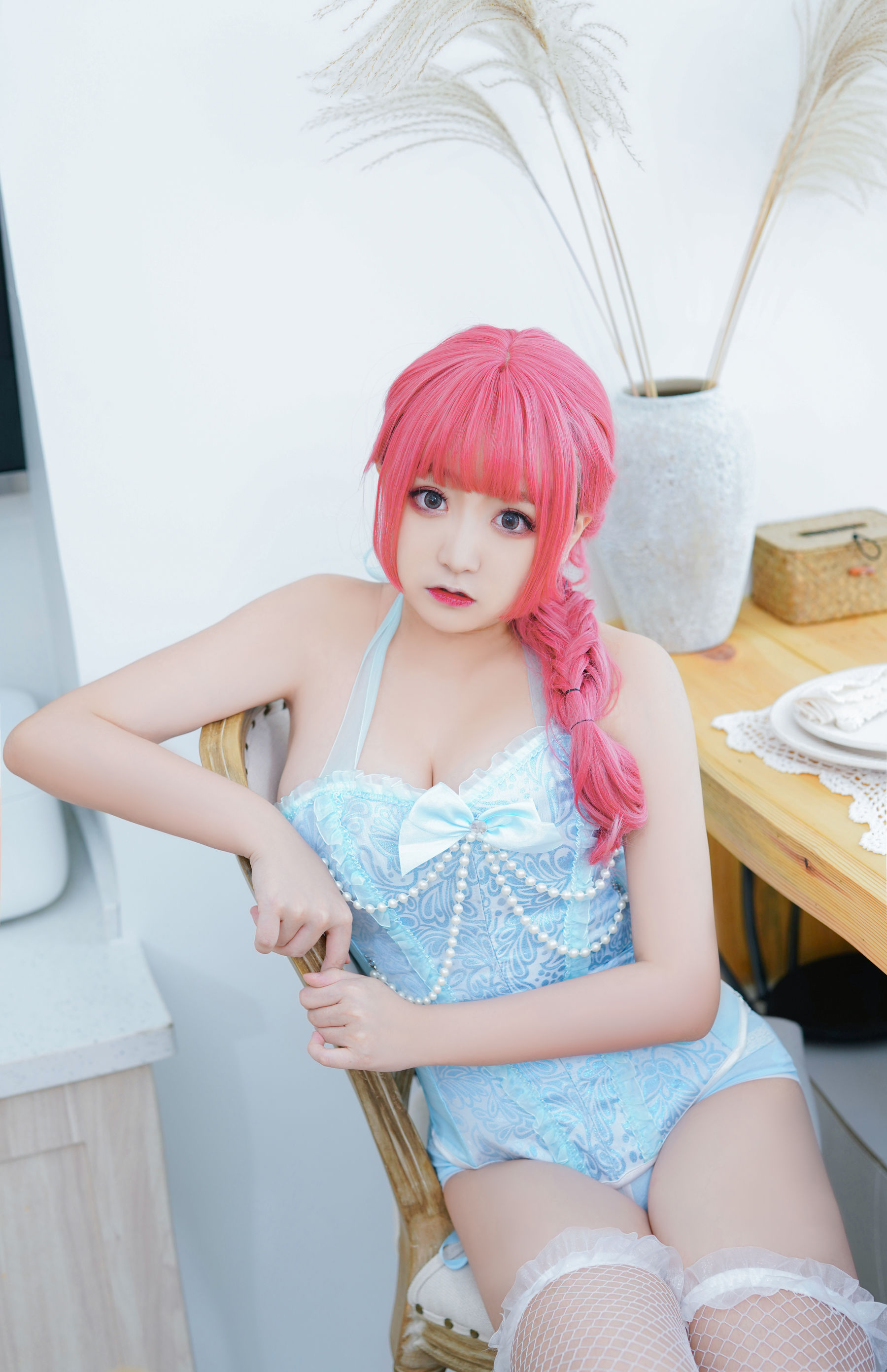 动漫博主恩田直幸 – 蓝色束缚 [55P]-66COS