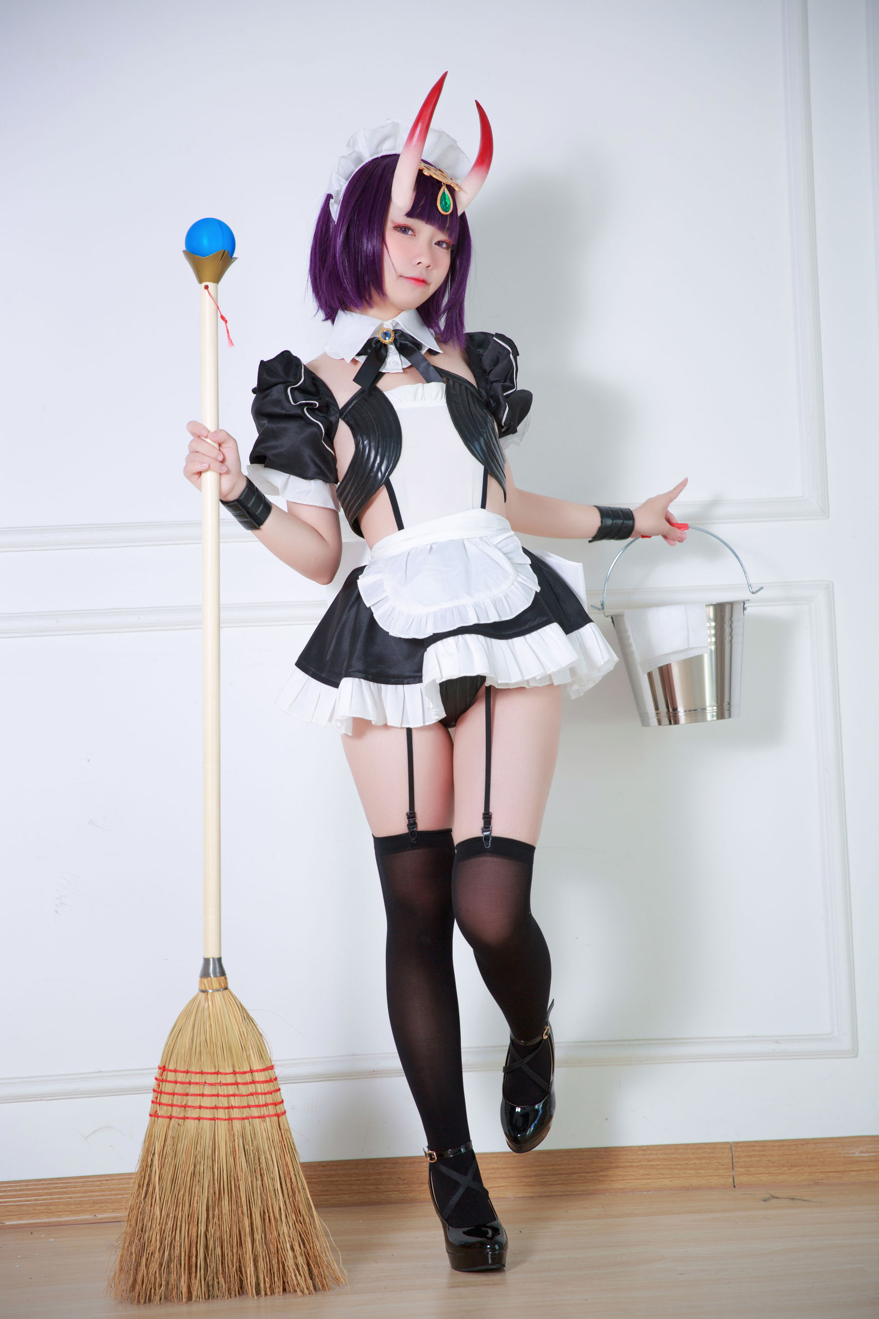 动漫博主G44不会受伤 – 酒吞女仆 [16P]-66COS