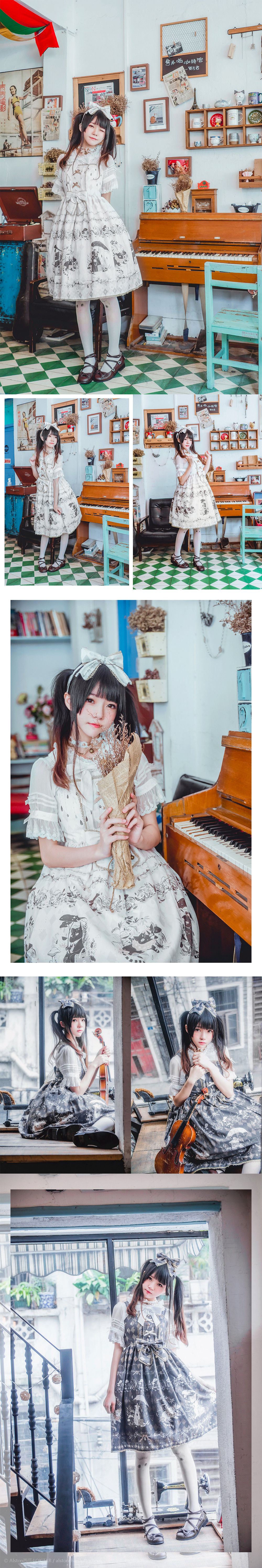 桜桃喵 雨中的猫 [10P]-66COS