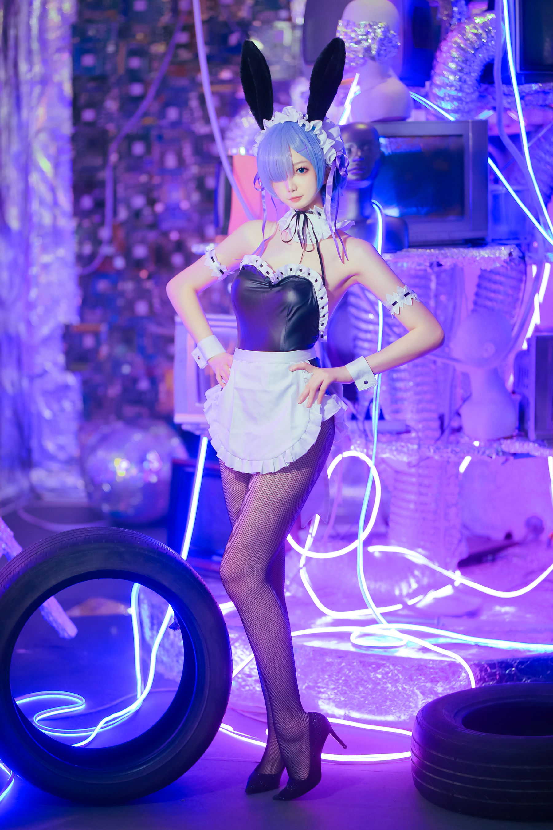 动漫博主封疆疆v – 蕾姆兔女郎 [18P]-66COS