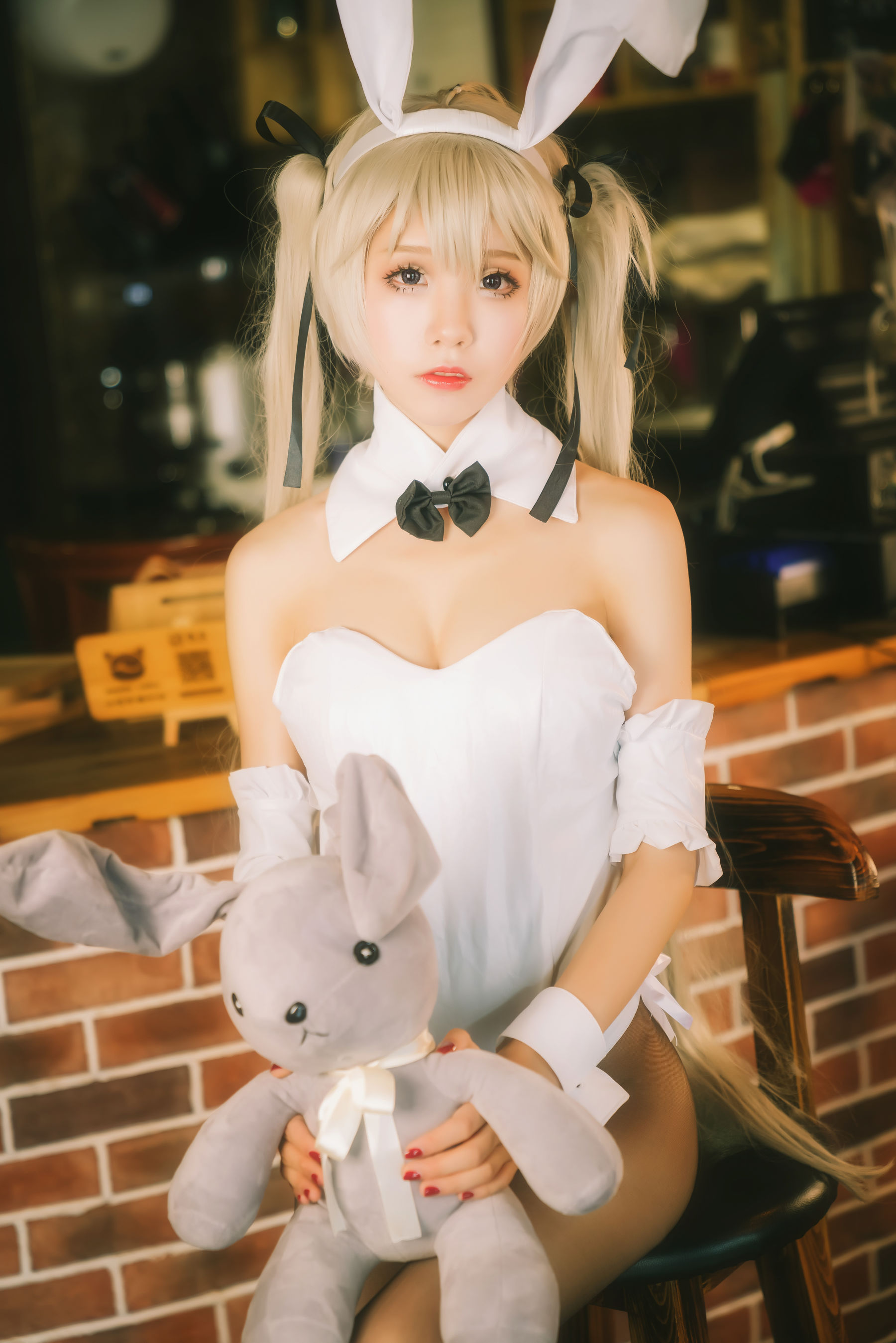 [Cosplay写真] 动漫博主水淼aqua – 穹妹兔女郎 [9P]-66COS