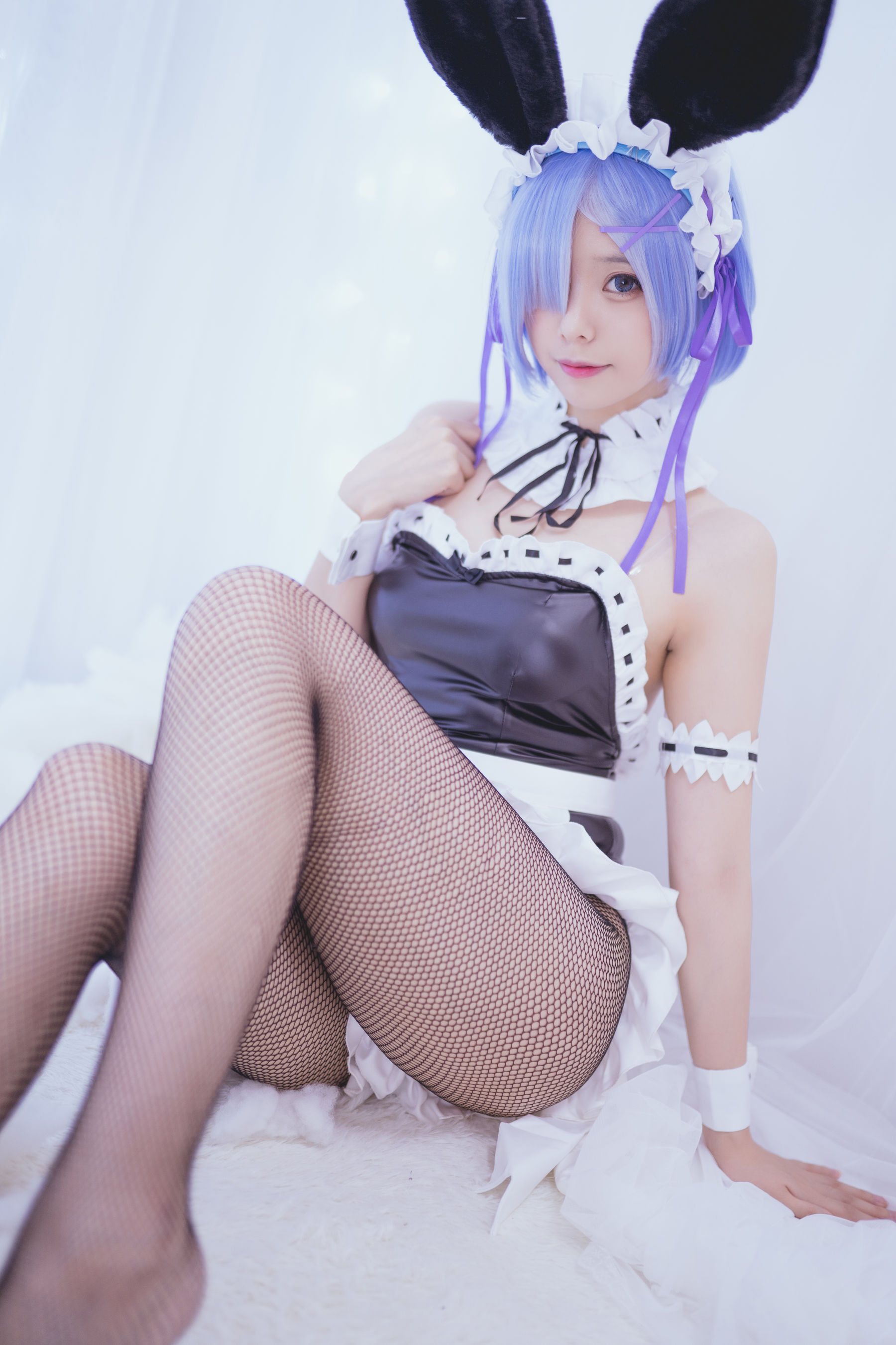 萌系小野妹子w 蕾姆 兔女郎 [26P]-66COS