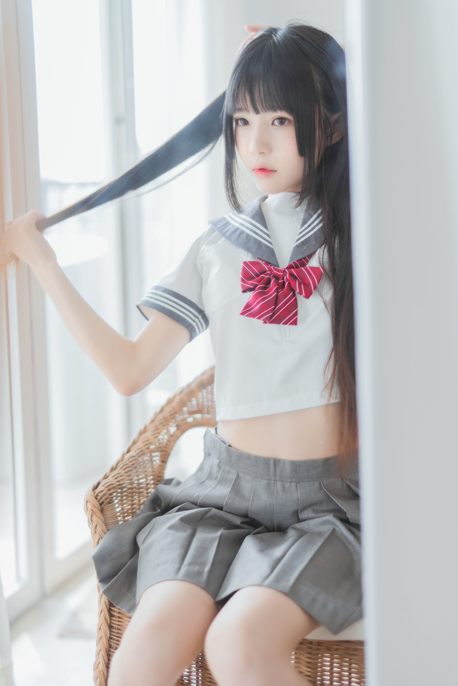 [萝莉COS] 桜桃喵 – 心形胖次 [111P]-66COS