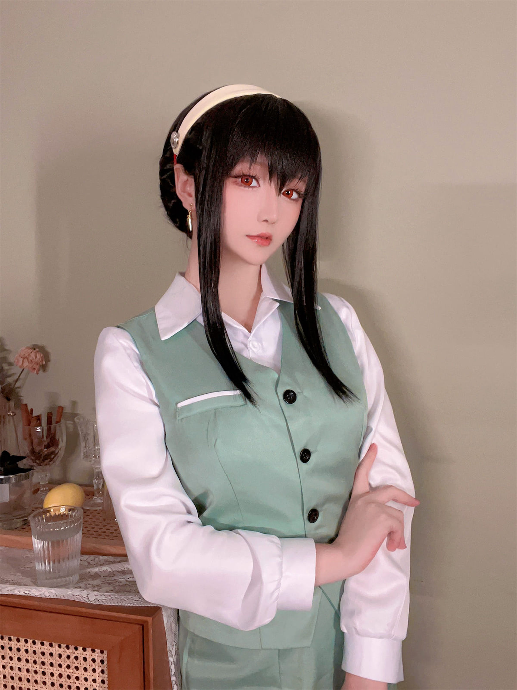 Coser小姐姐星之迟迟 – 圣诞节 约尔 OL制服 [71P]-66COS