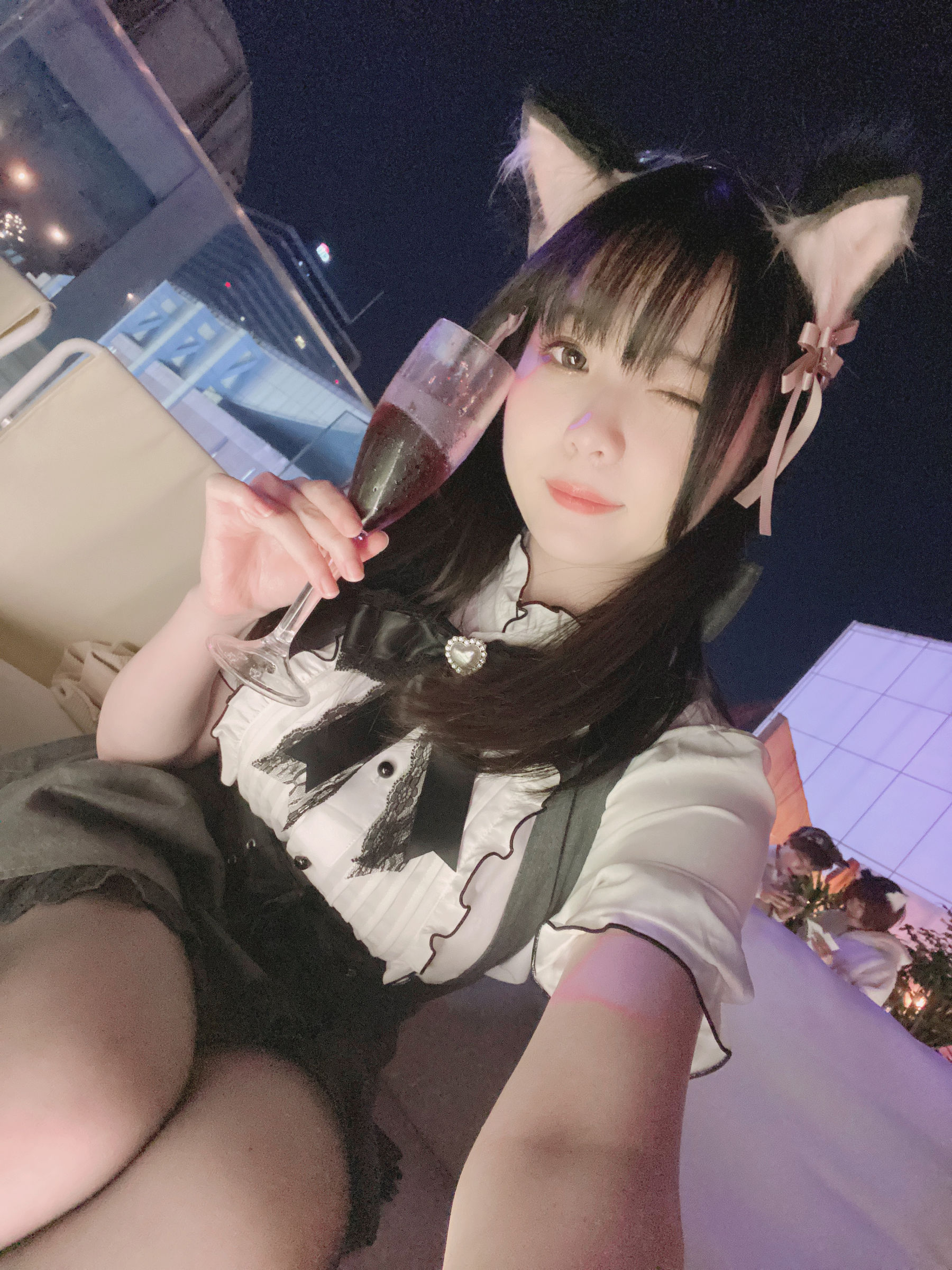 微博妹纸霜月shimo – 一緒に飲みますか？ [19P]-66COS